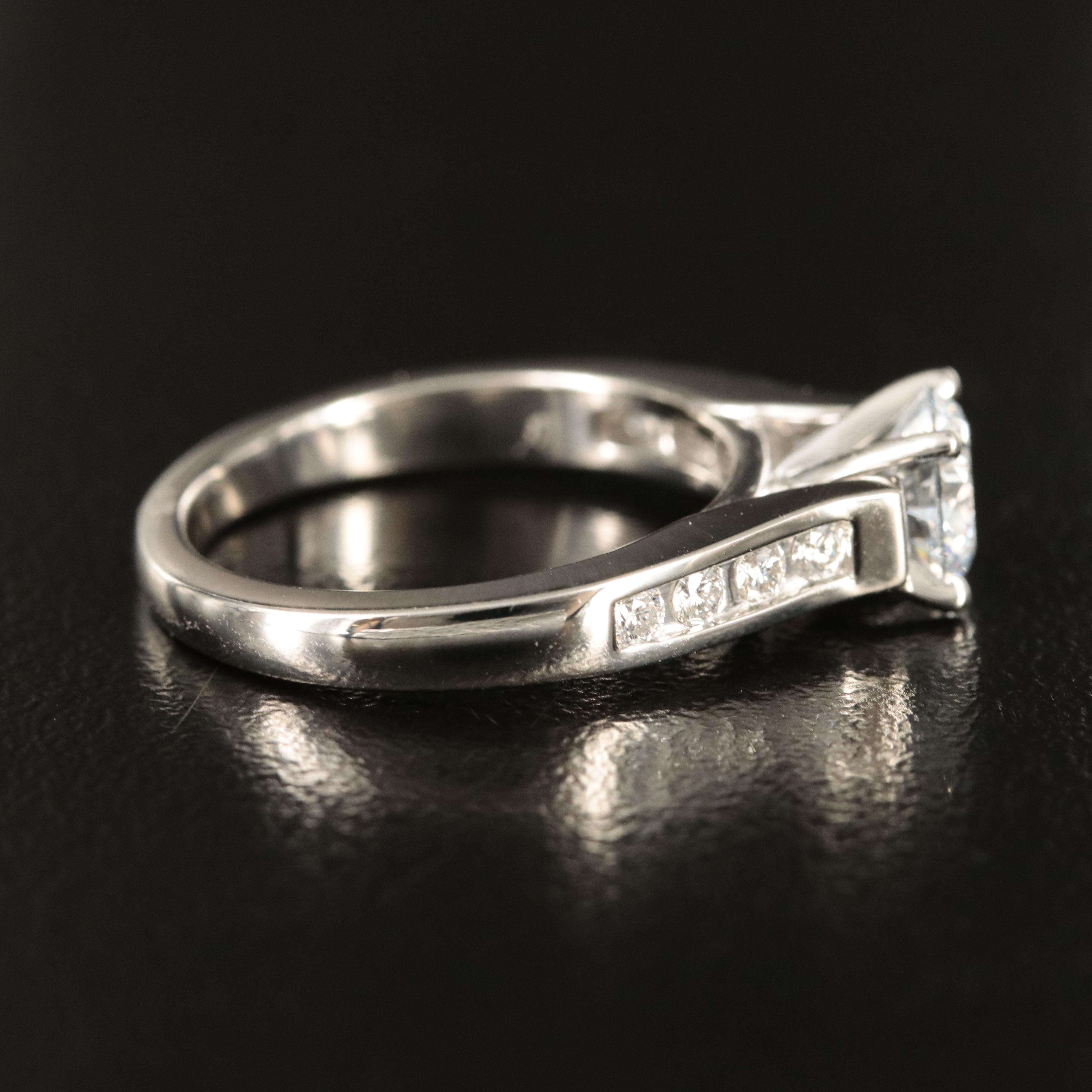 Platinum 1.25 CTW Lab Grown Diamond Ring