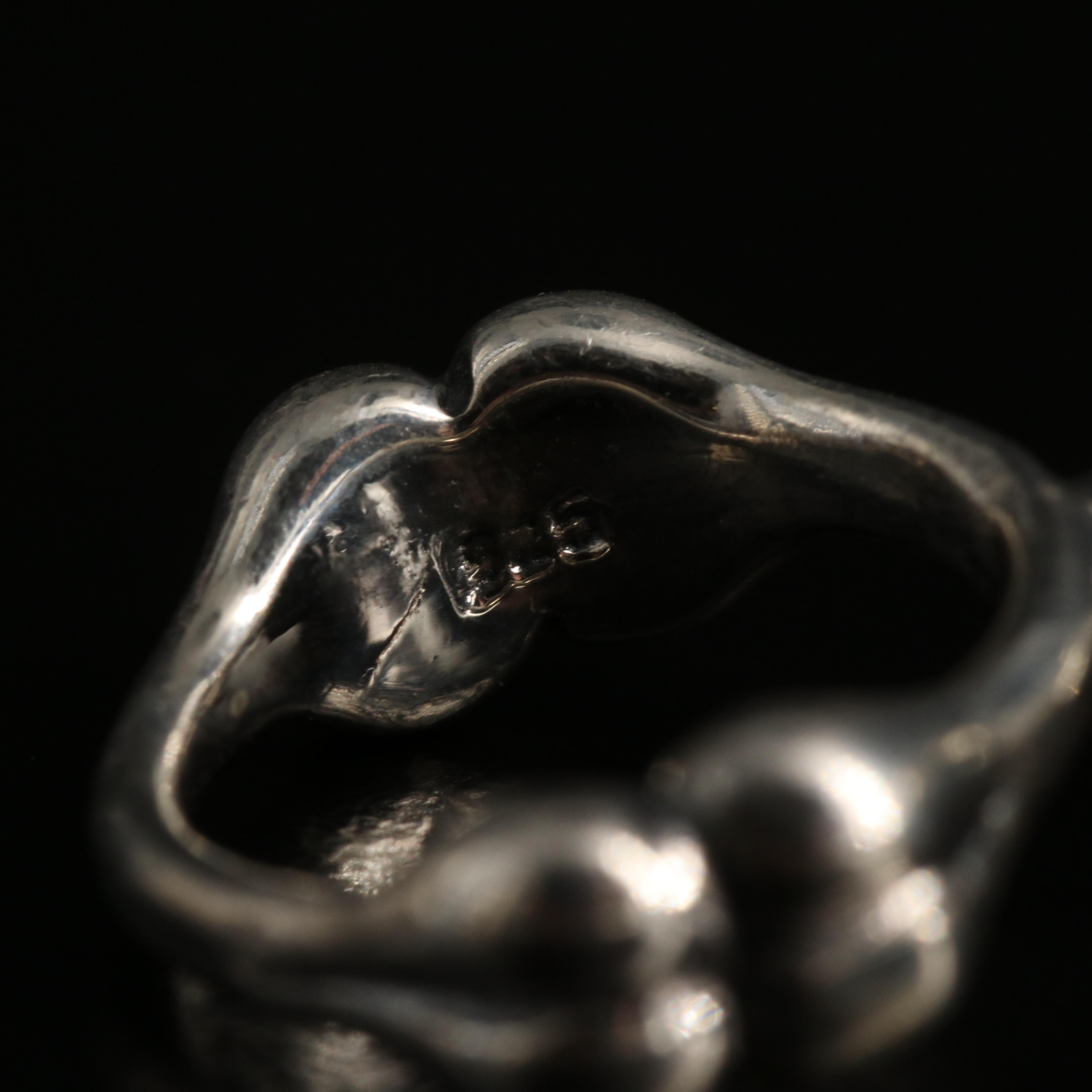 Sterling Skull and Bone Bracelet