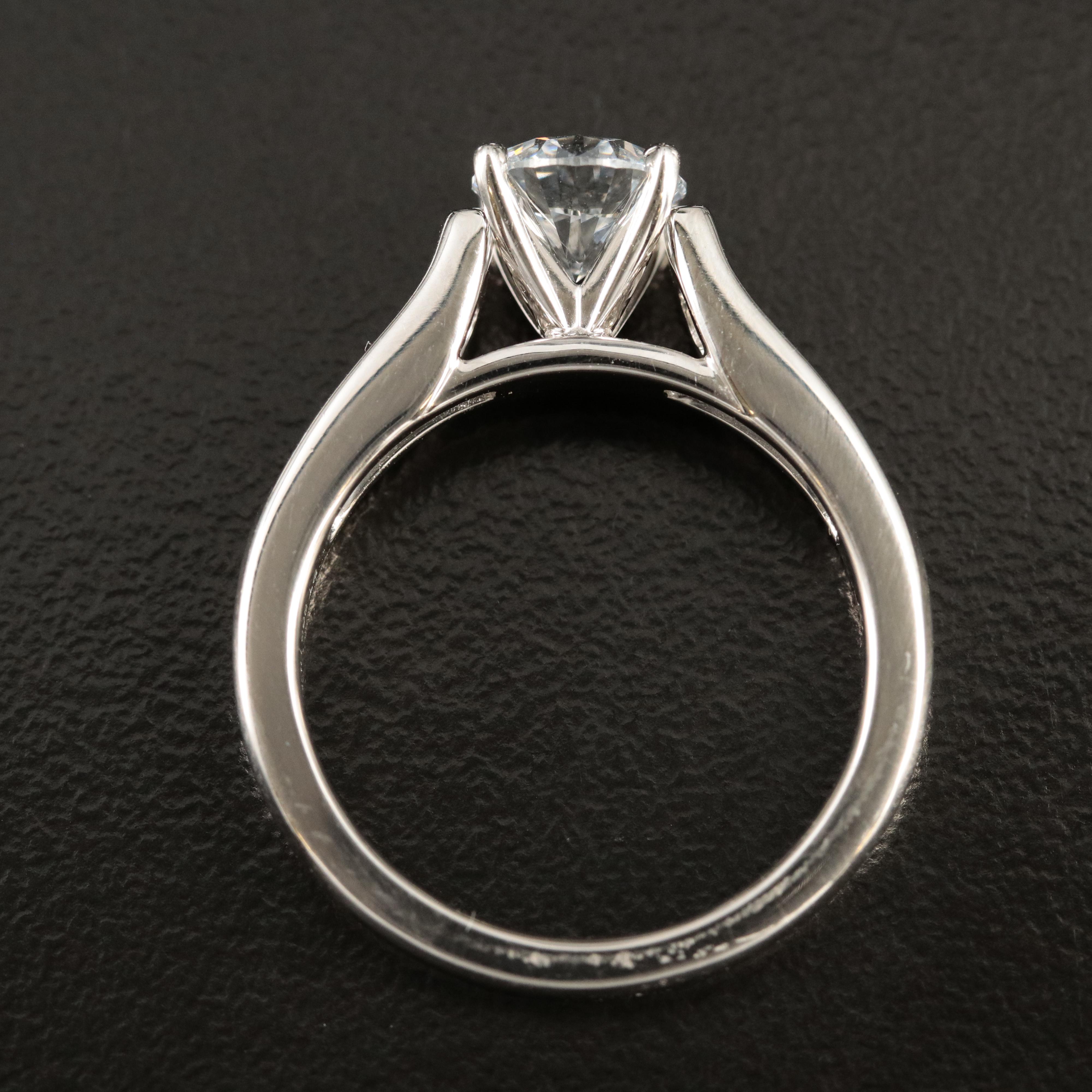 Platinum 1.29 CTW Lab Grown Diamond Ring
