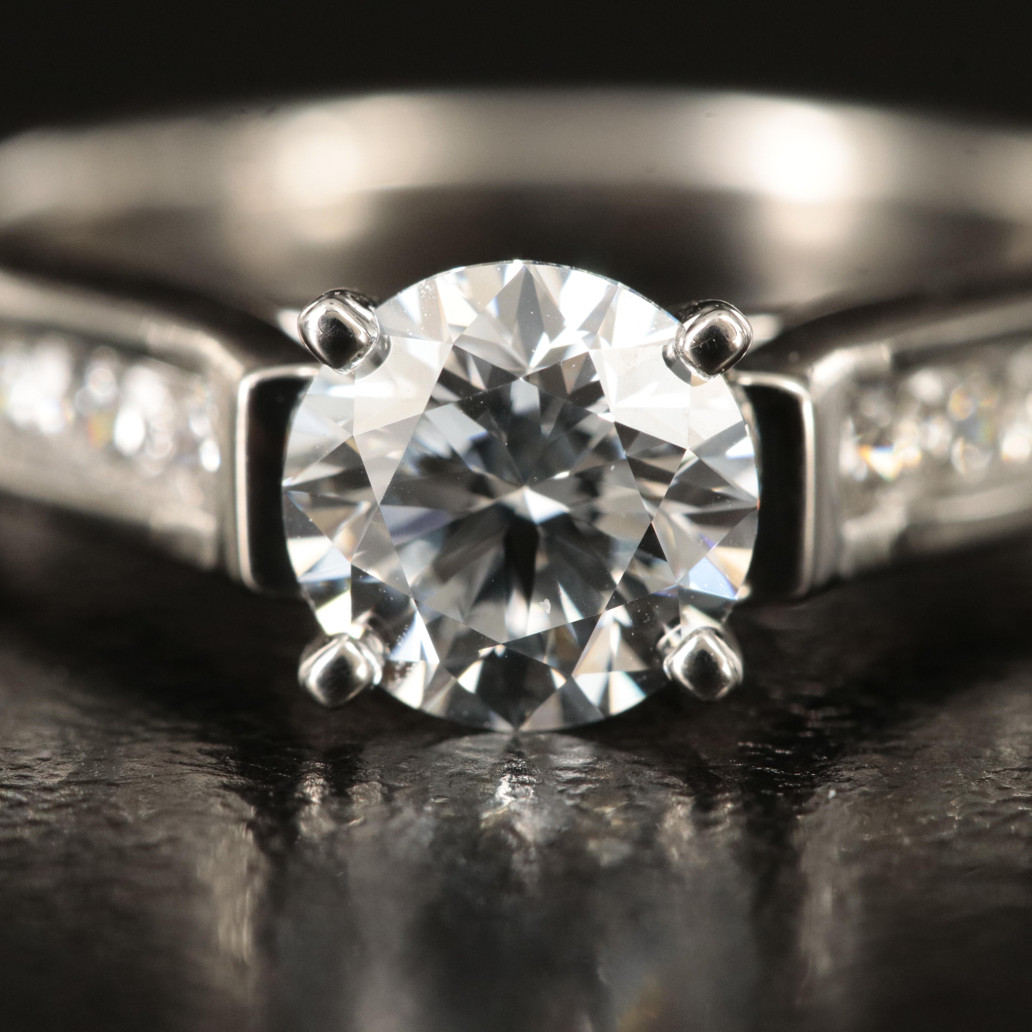 Platinum 1.29 CTW Lab Grown Diamond Ring
