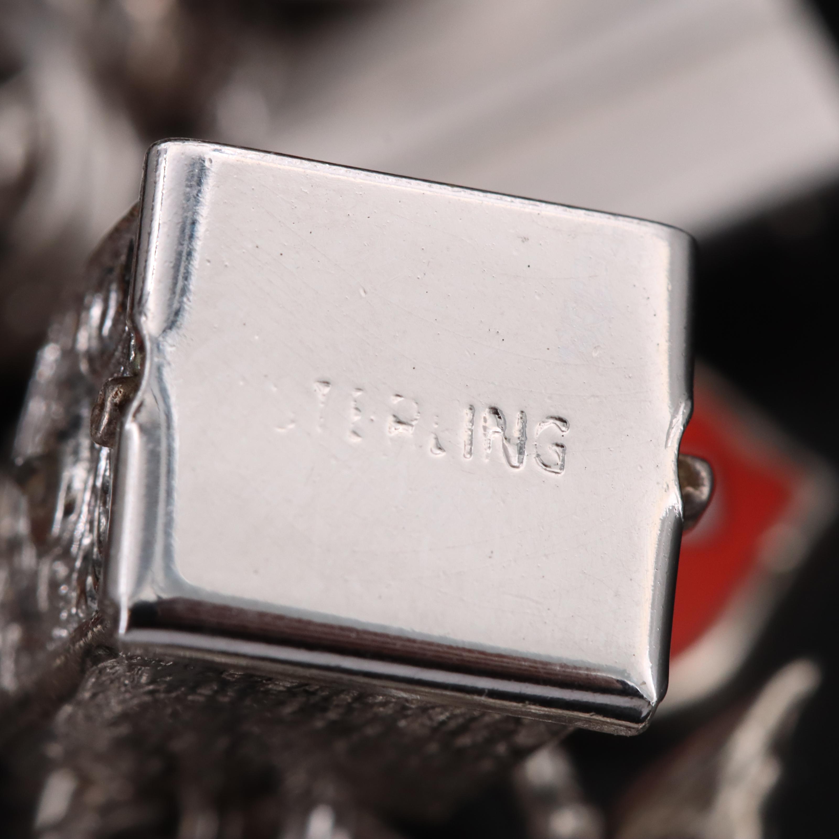 Vintage Travel Charm Bracelet Including Sterling, 835 and 800 Silver