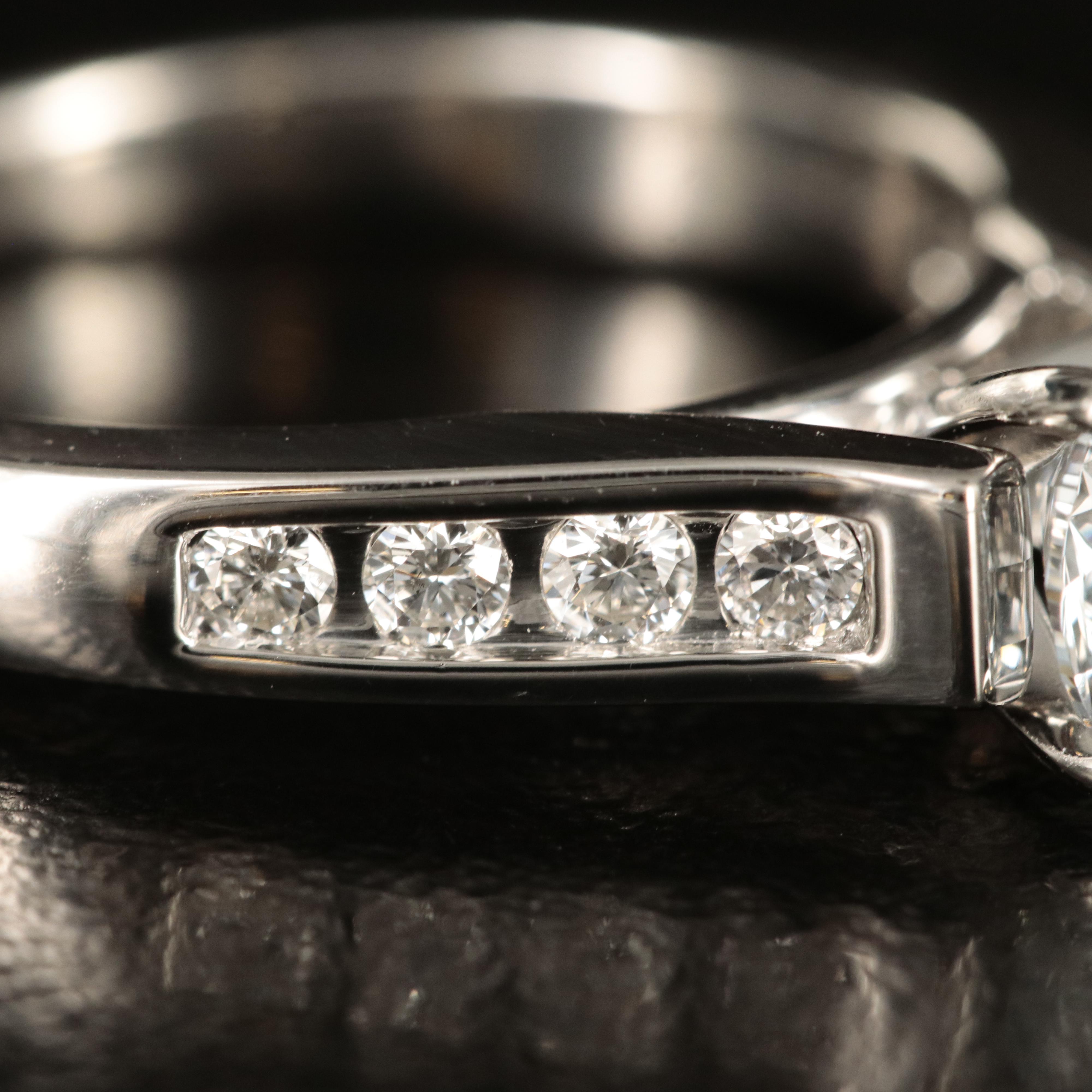 Platinum 1.29 CTW Lab Grown Diamond Ring