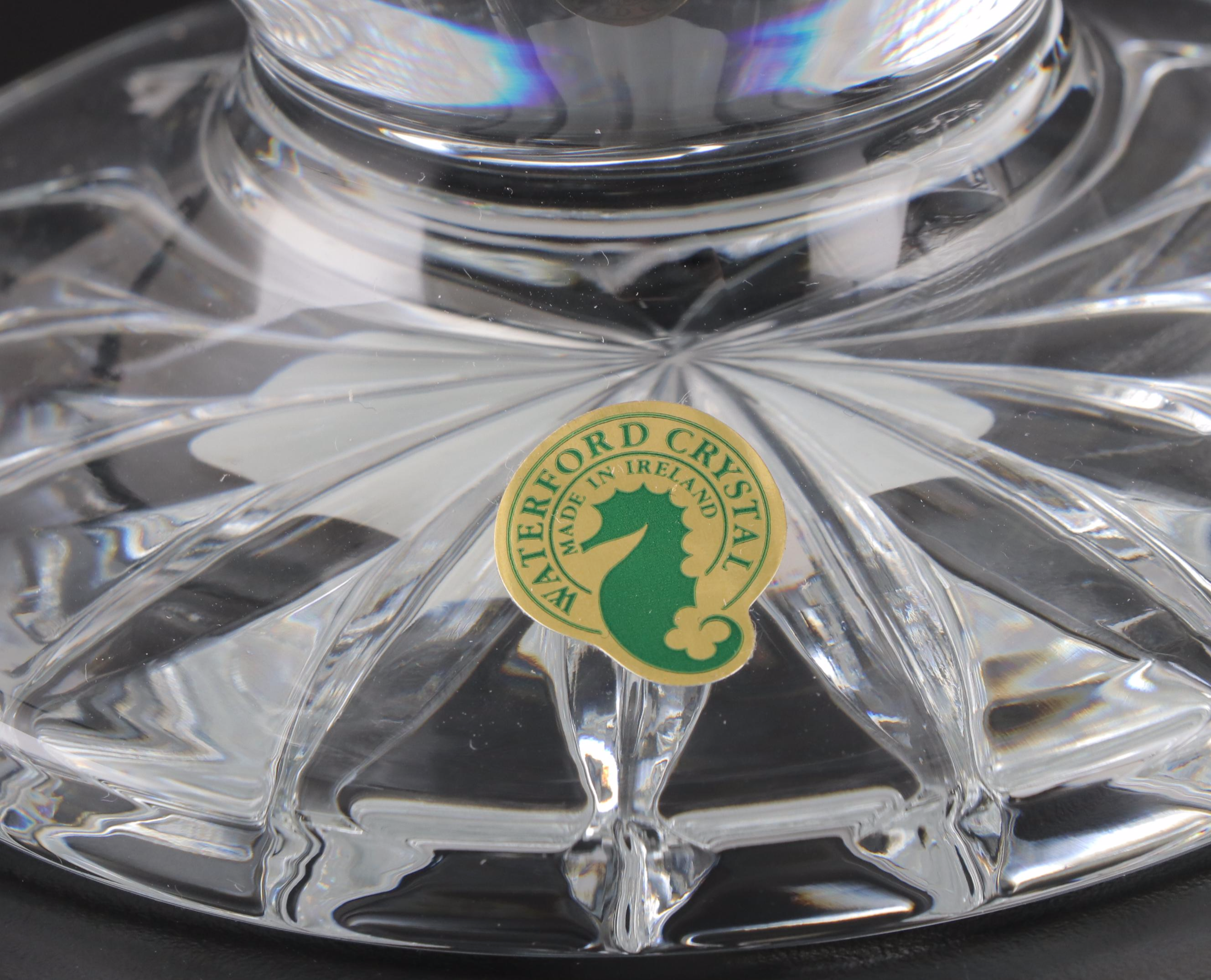 Waterford Classic Collection "Seahorse" Crystal Vases