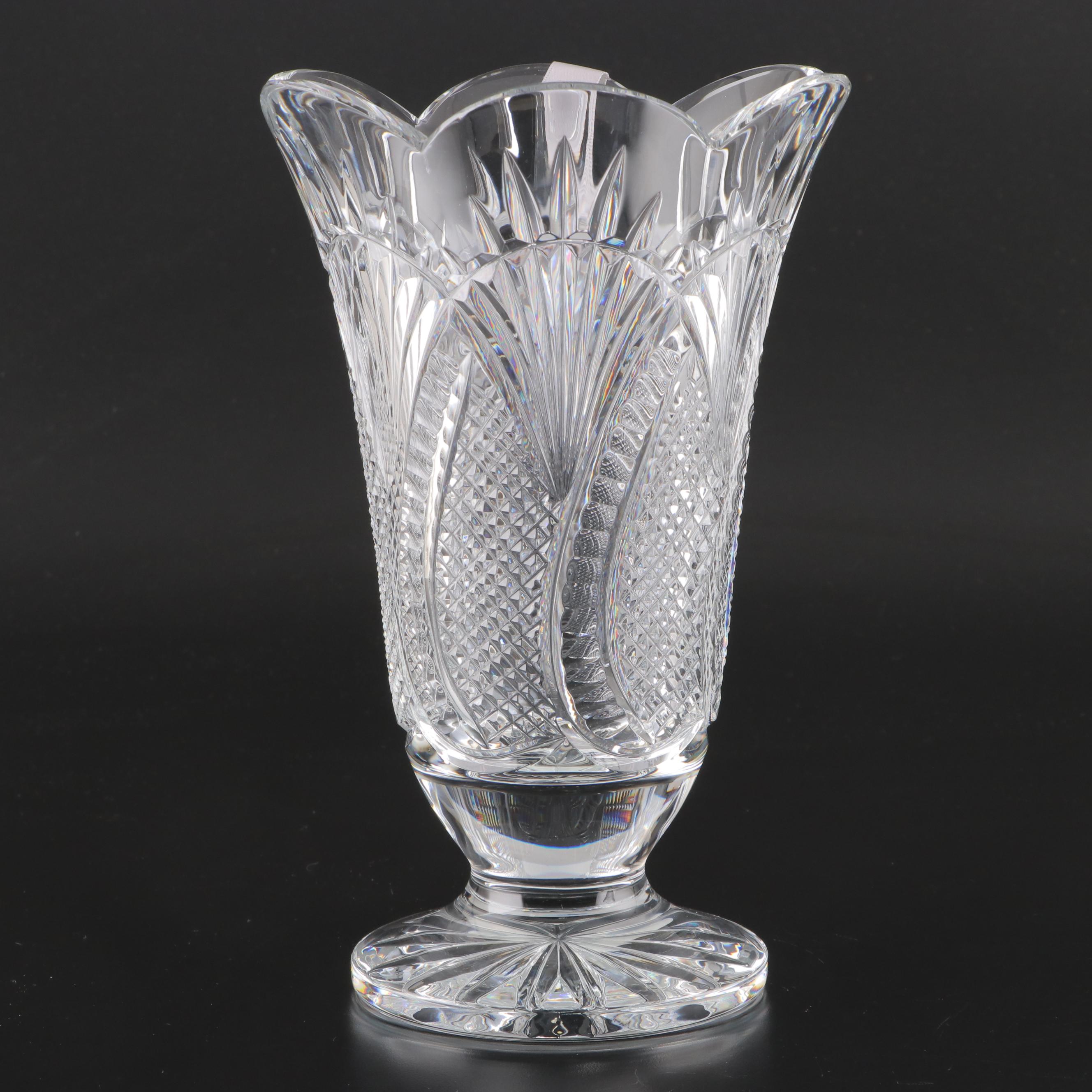 Waterford Classic Collection "Seahorse" Crystal Vases