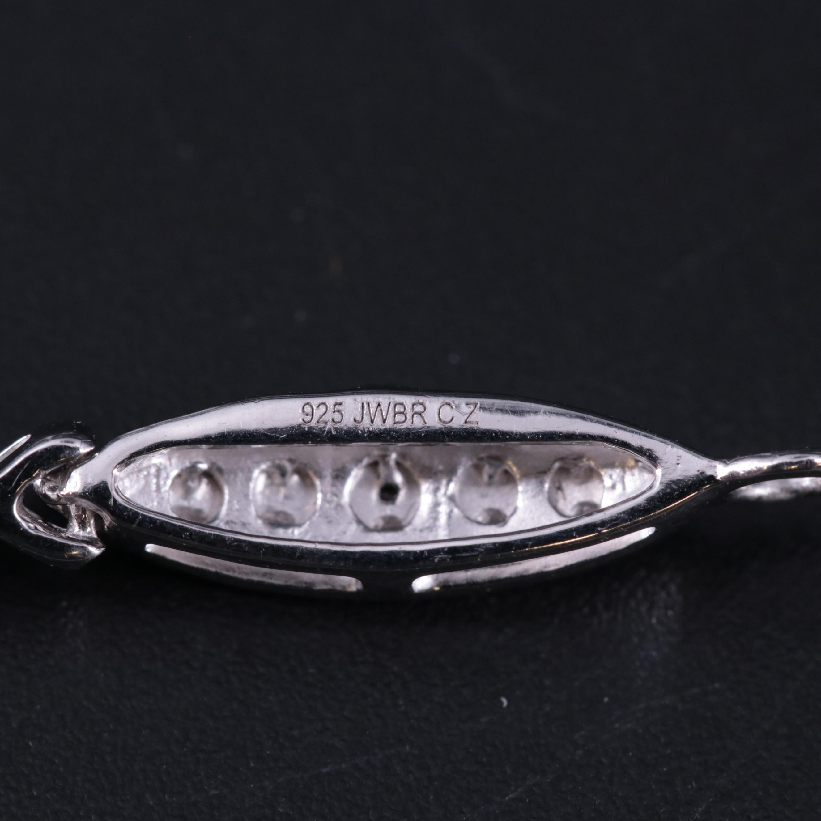 Sterling Diamond .003 CTW Bracelet