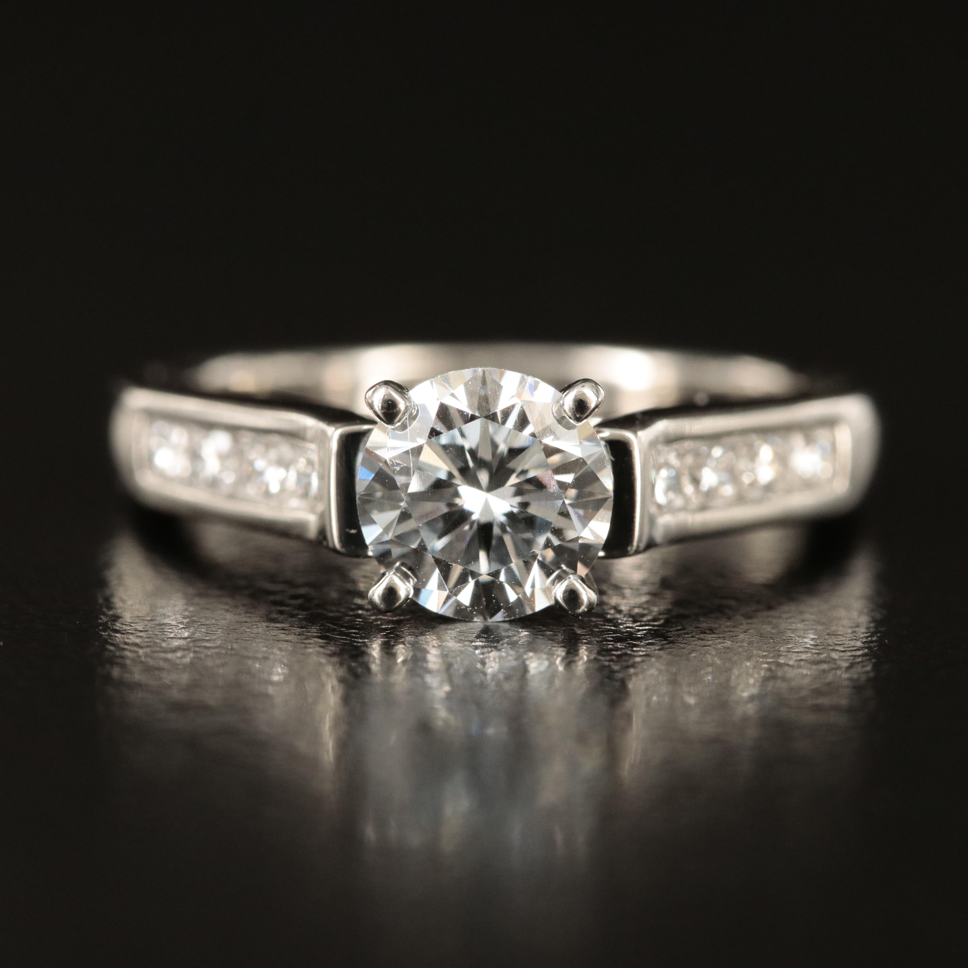 Platinum 1.27 CTW Lab Grown Diamond Ring