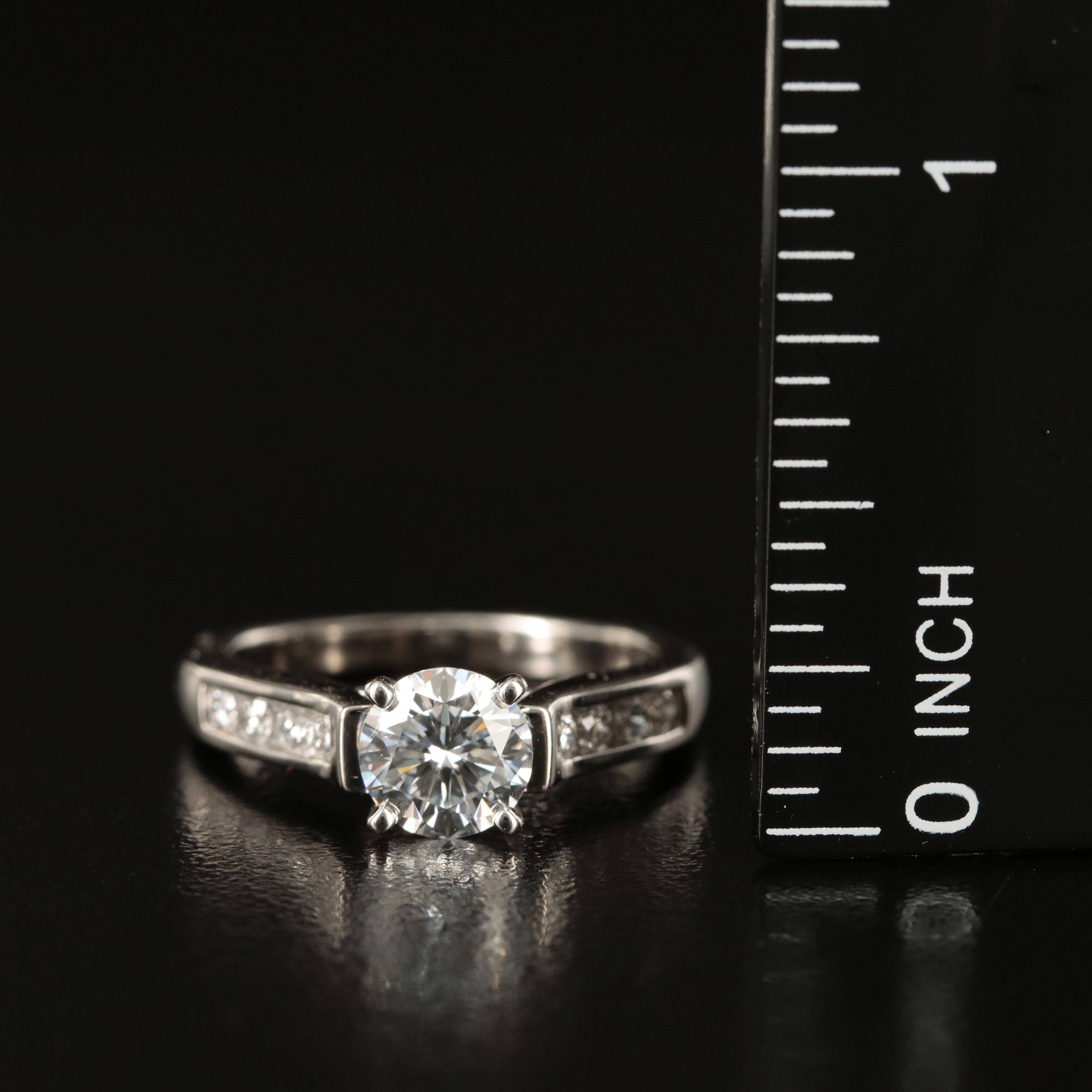 Platinum 1.27 CTW Lab Grown Diamond Ring