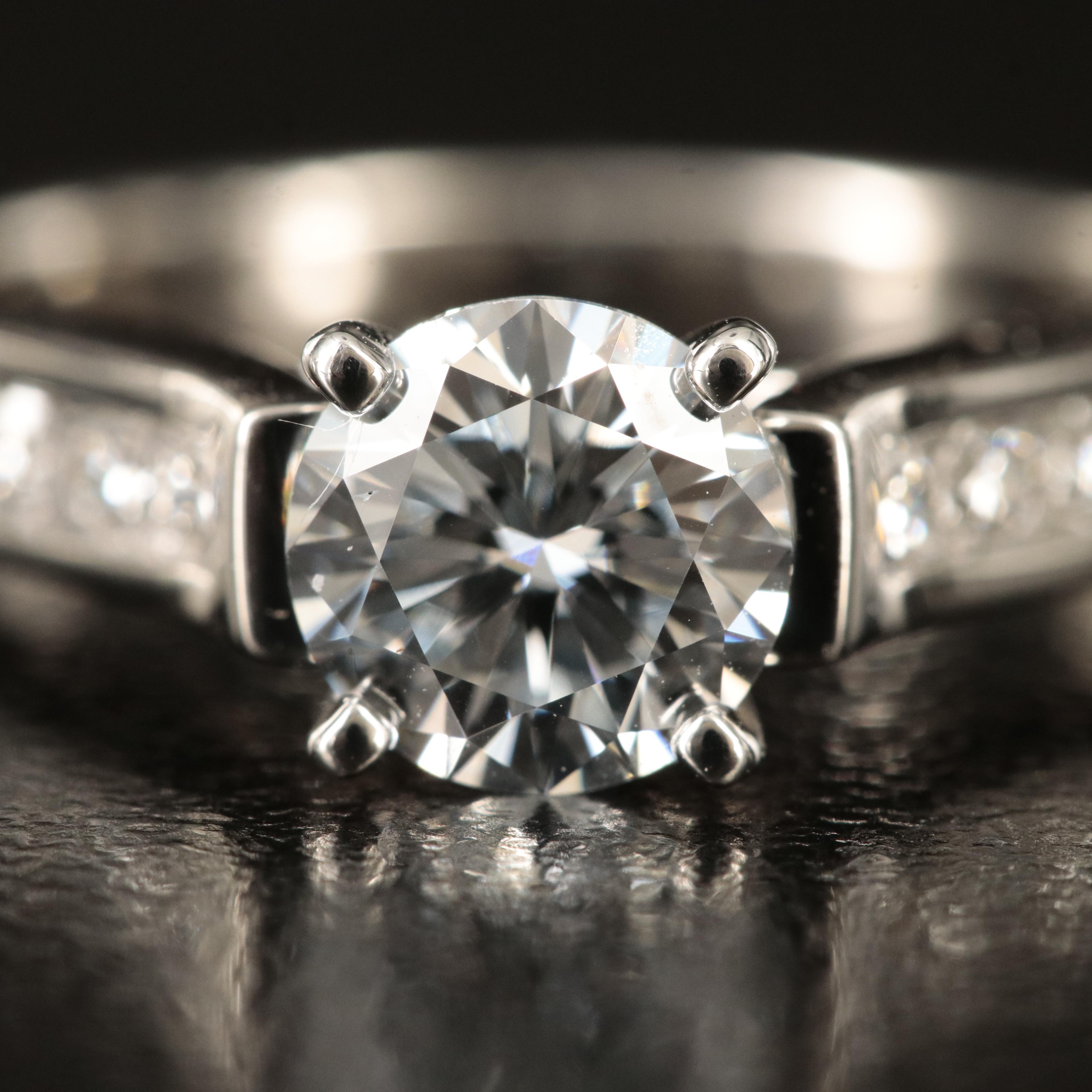 Platinum 1.27 CTW Lab Grown Diamond Ring