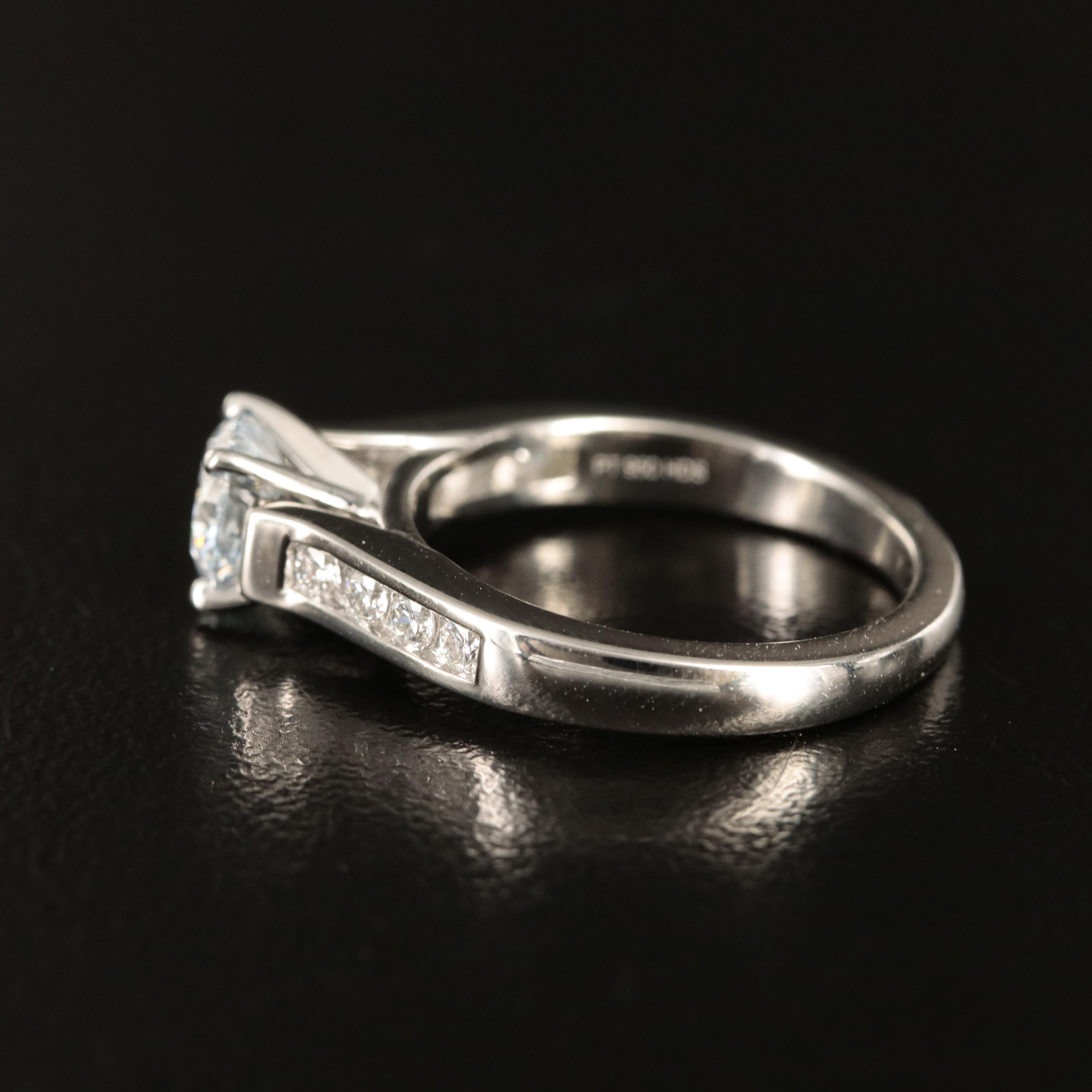Platinum 1.27 CTW Lab Grown Diamond Ring