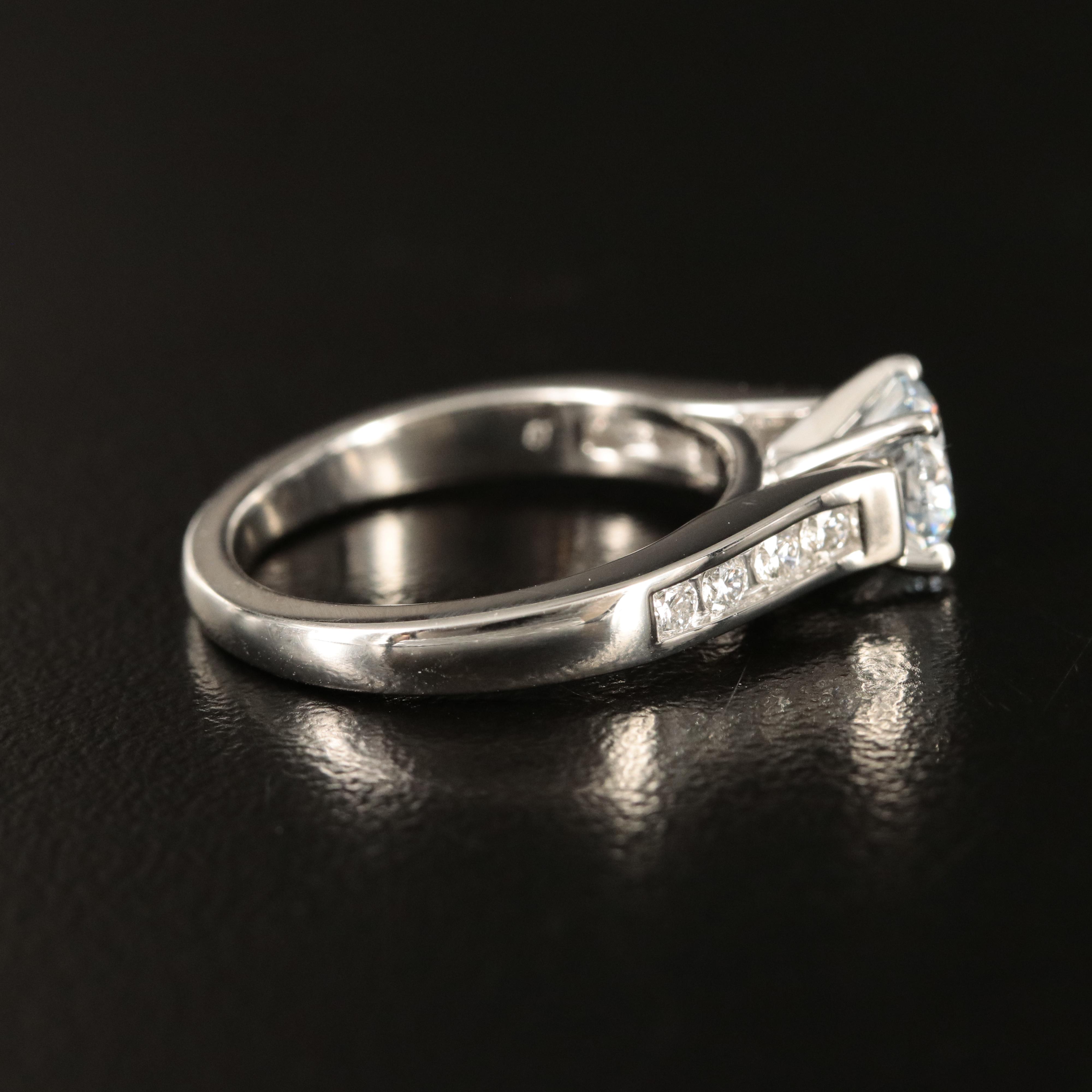 Platinum 1.27 CTW Lab Grown Diamond Ring