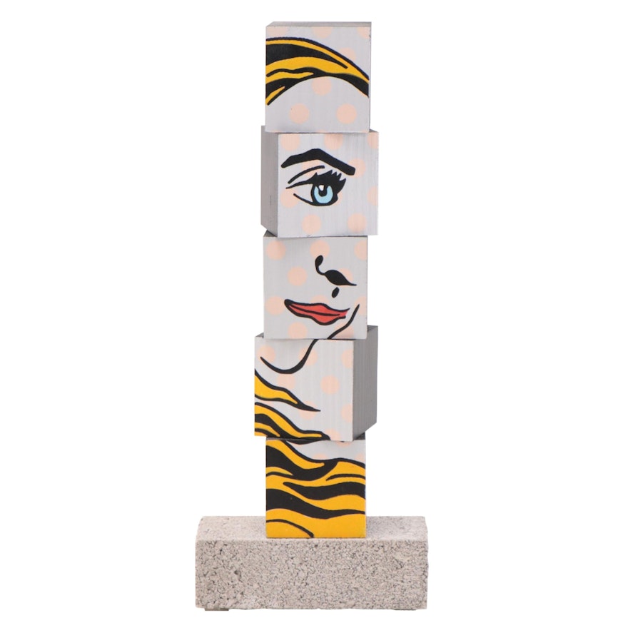 Joshua Ramsey Pop Art Style Sculpture, 2021