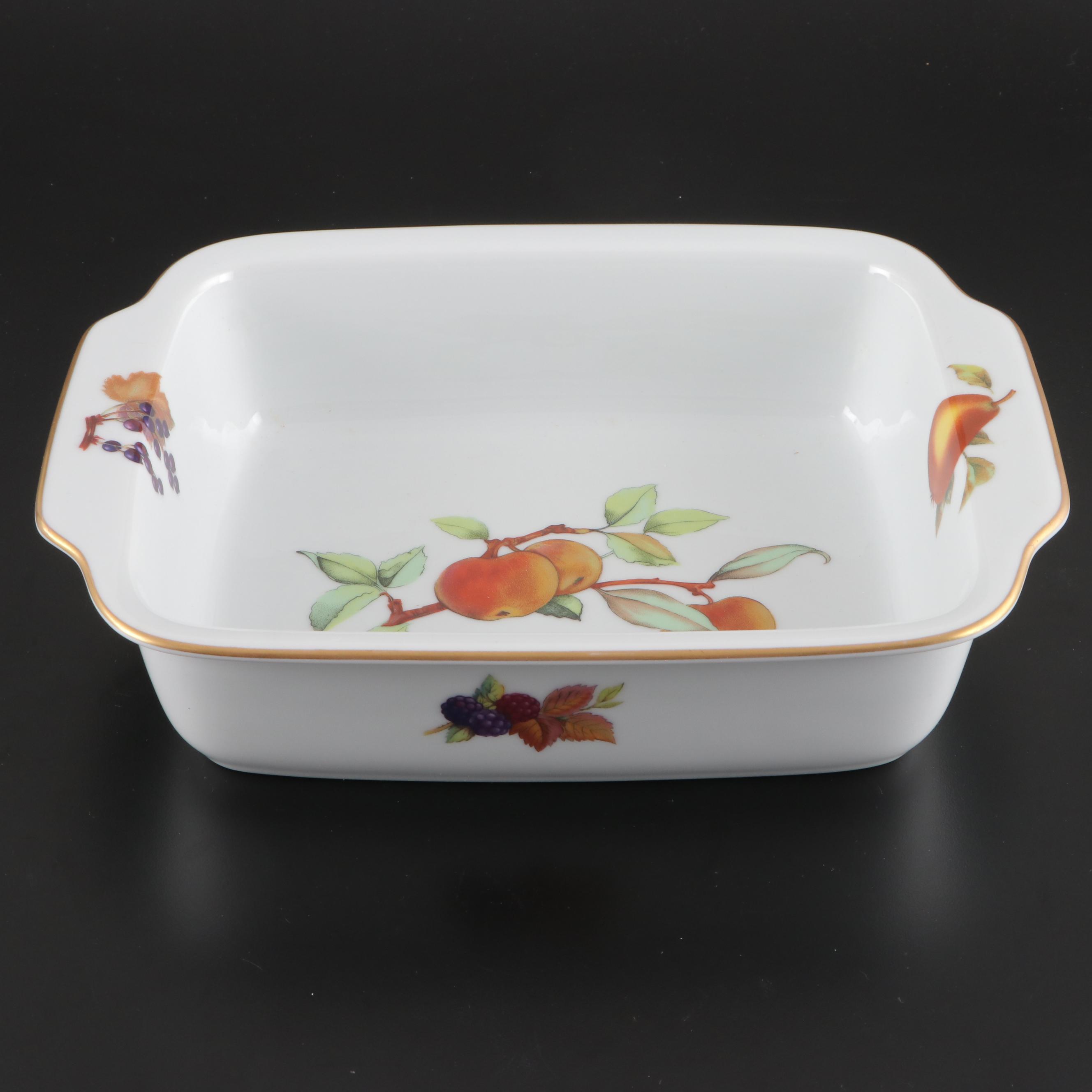 Royal Worcester "Evesham",  "Evesham Vale" and Other Porcelain Bakeware
