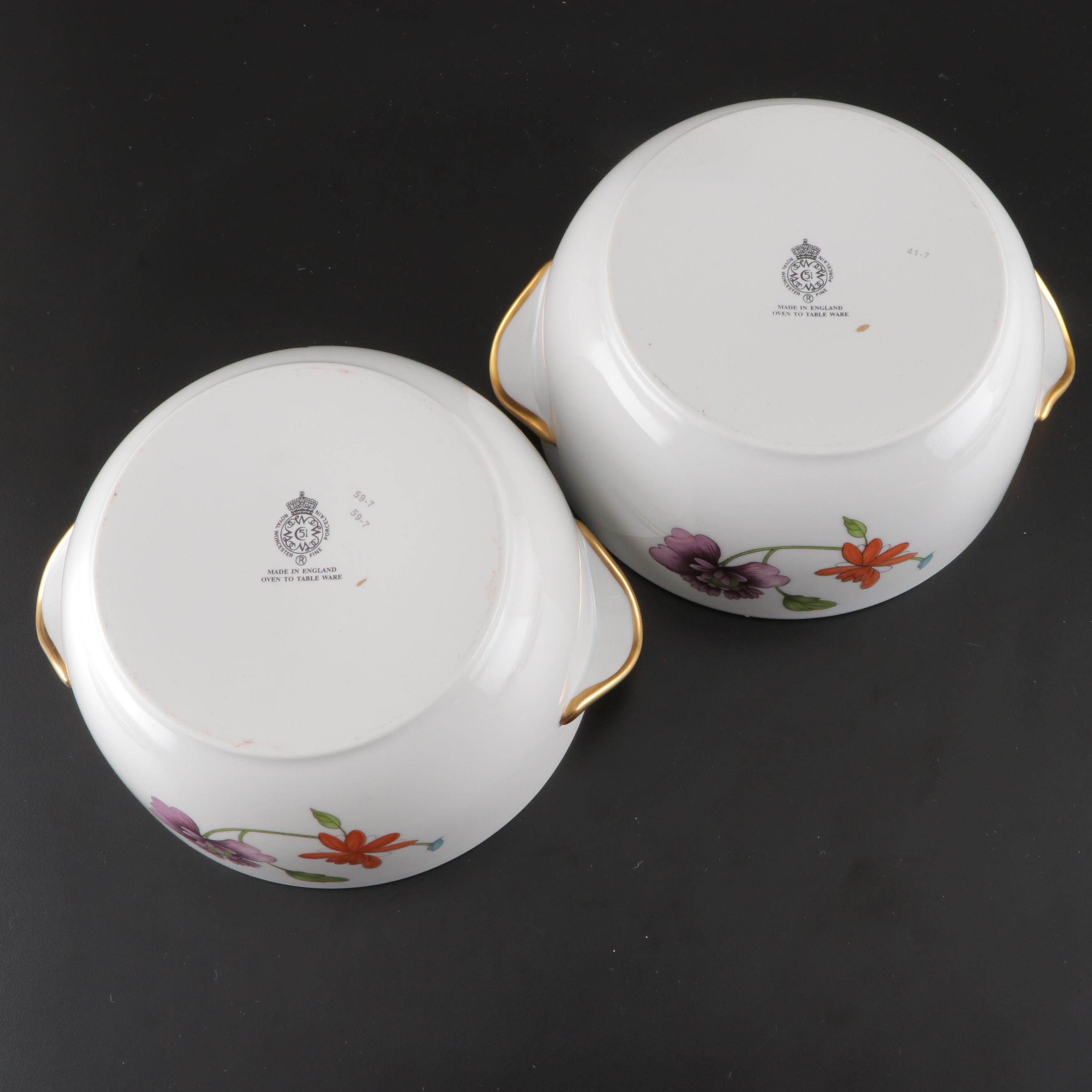 Royal Worcester "Evesham",  "Evesham Vale" and Other Porcelain Bakeware