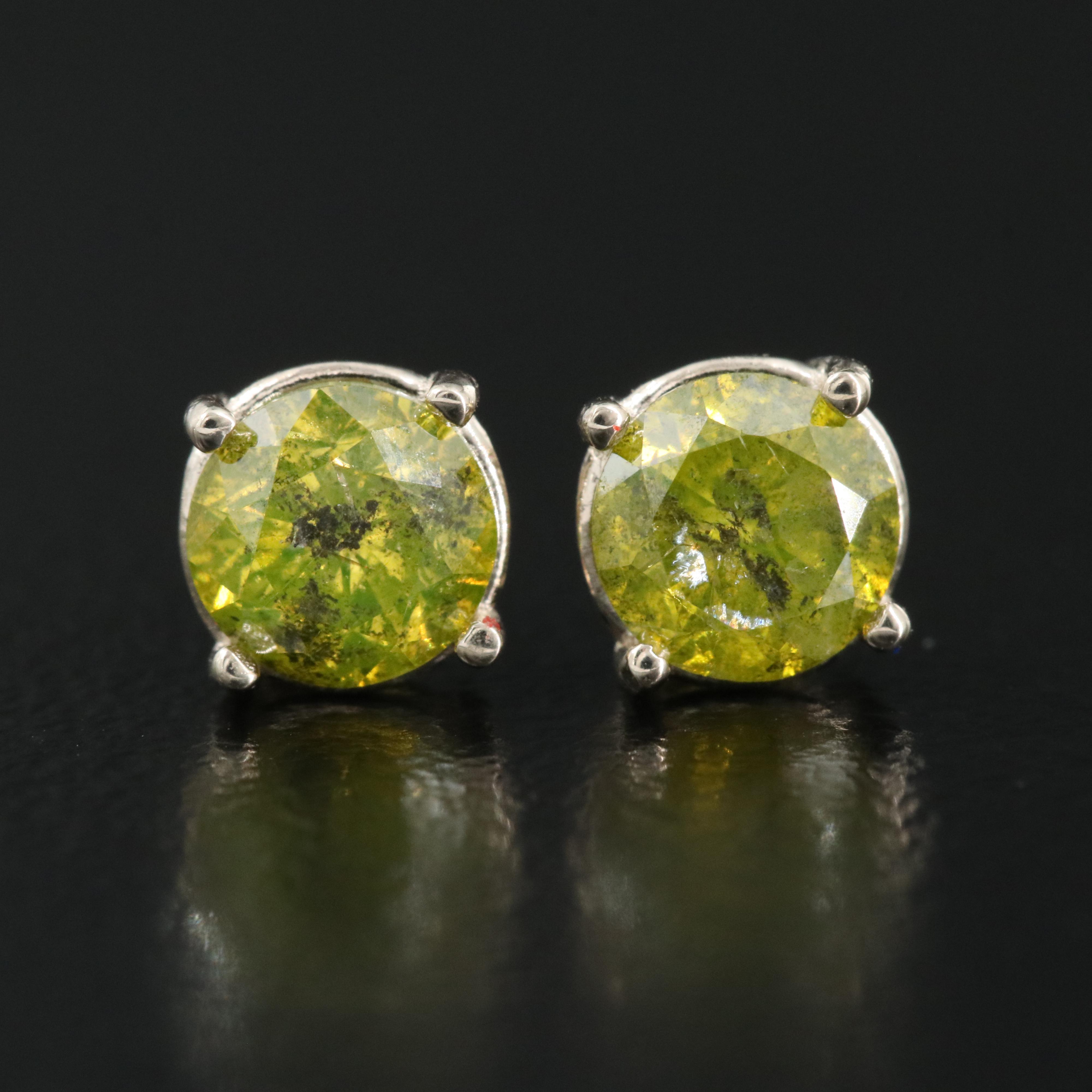 14K 0.80 CTW Diamond Stud Earrings