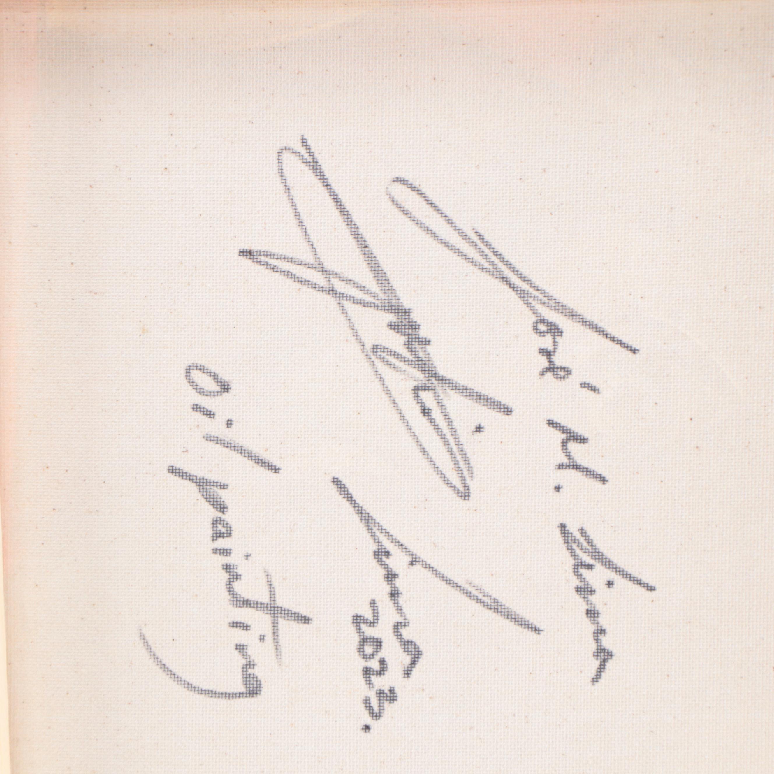 José M. Lima Cubist Style Portrait Oil Painting, 2023