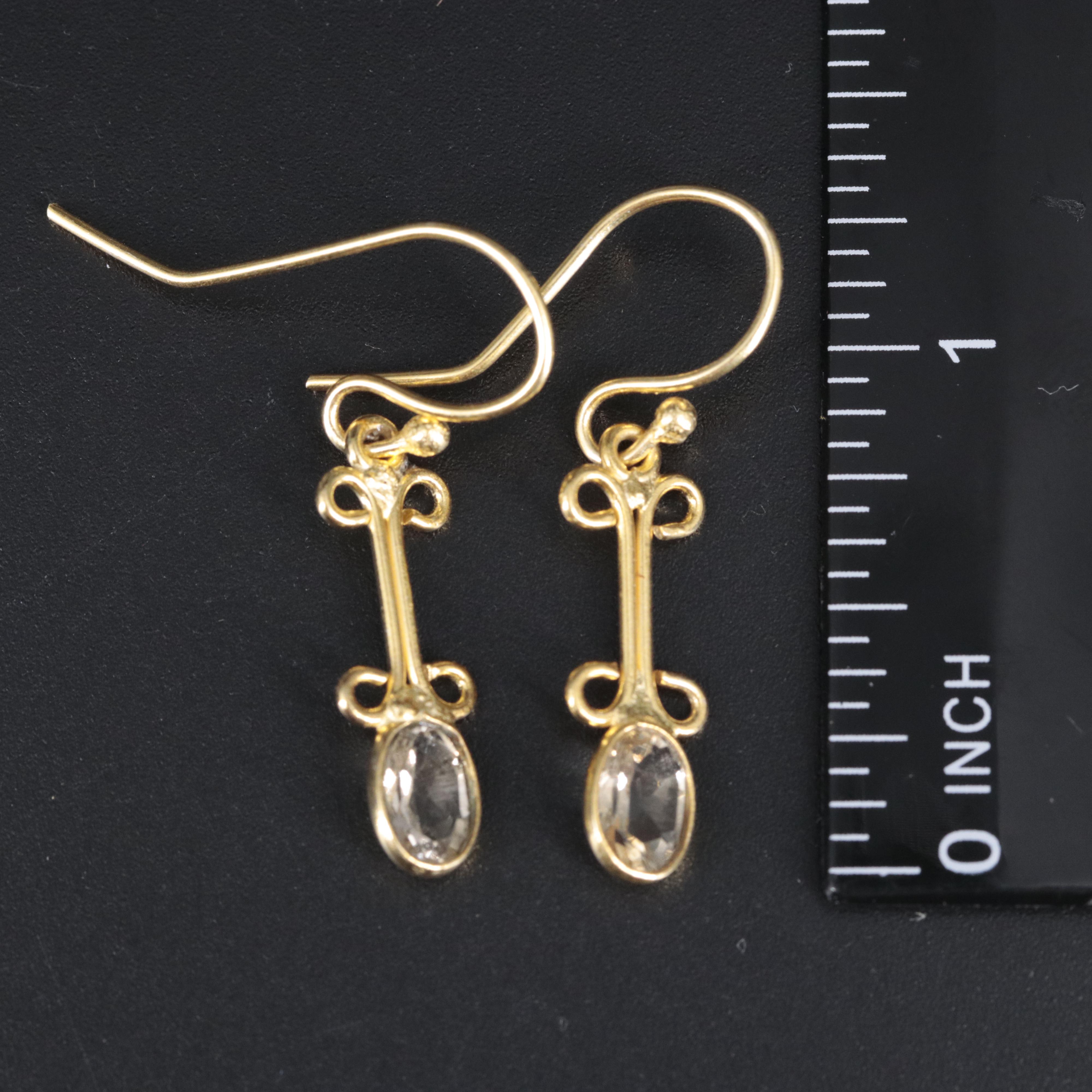 Citrine Drop Earrings