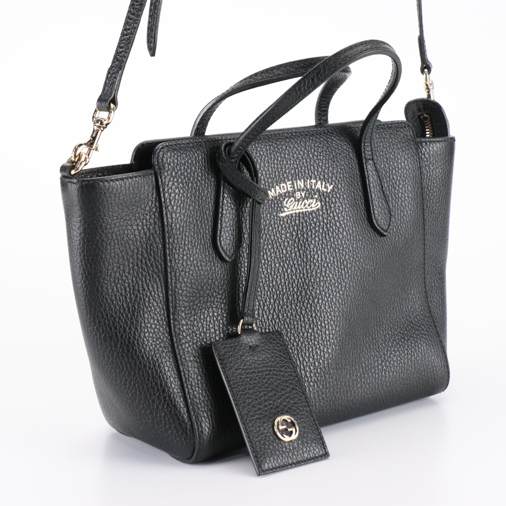 Gucci Grained Leather Two-Way Bag