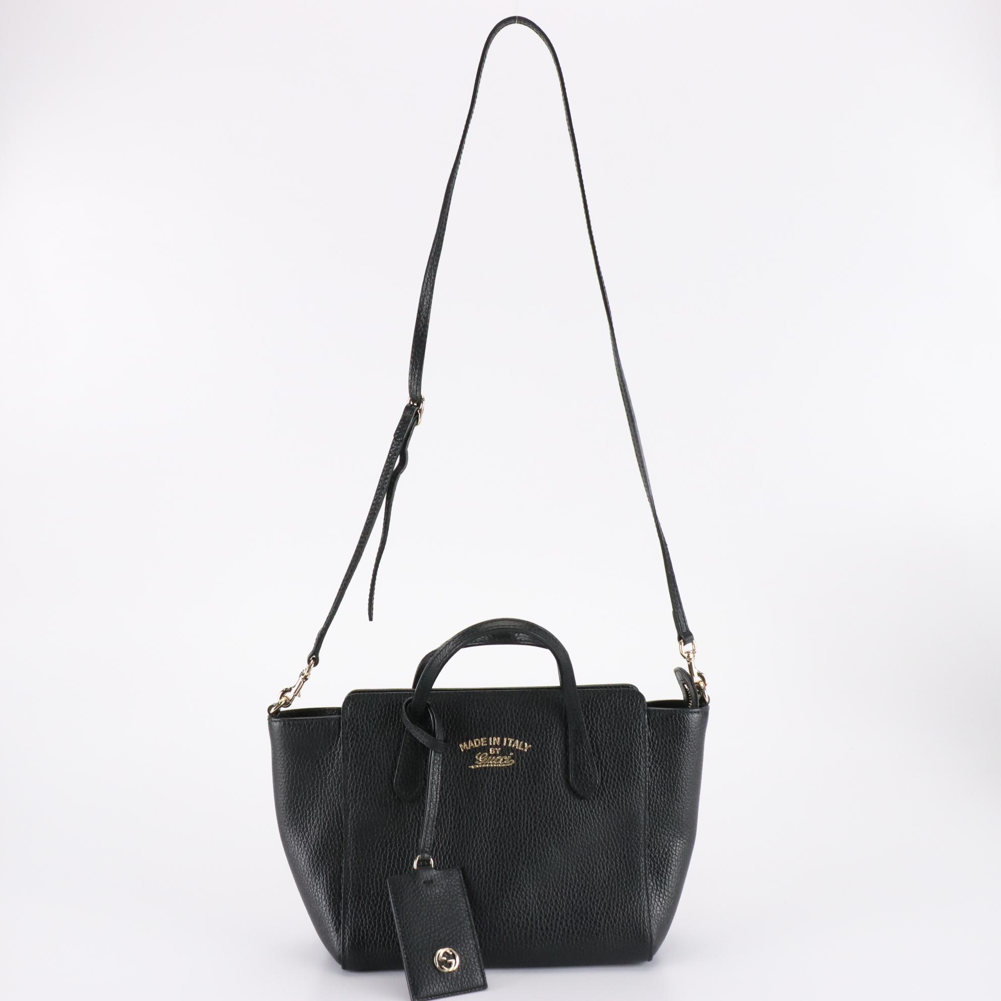 Gucci Grained Leather Two-Way Bag