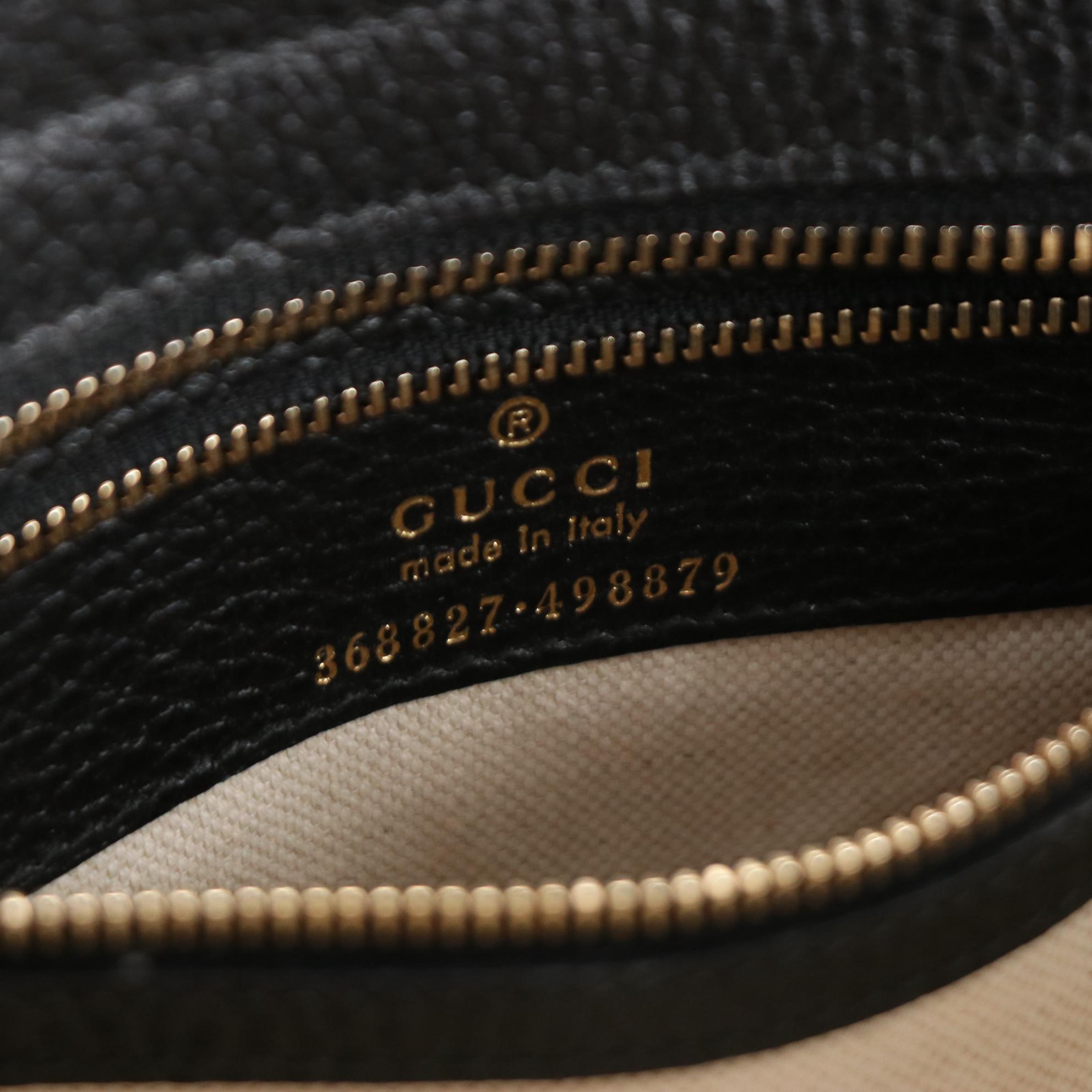 Gucci Grained Leather Two-Way Bag