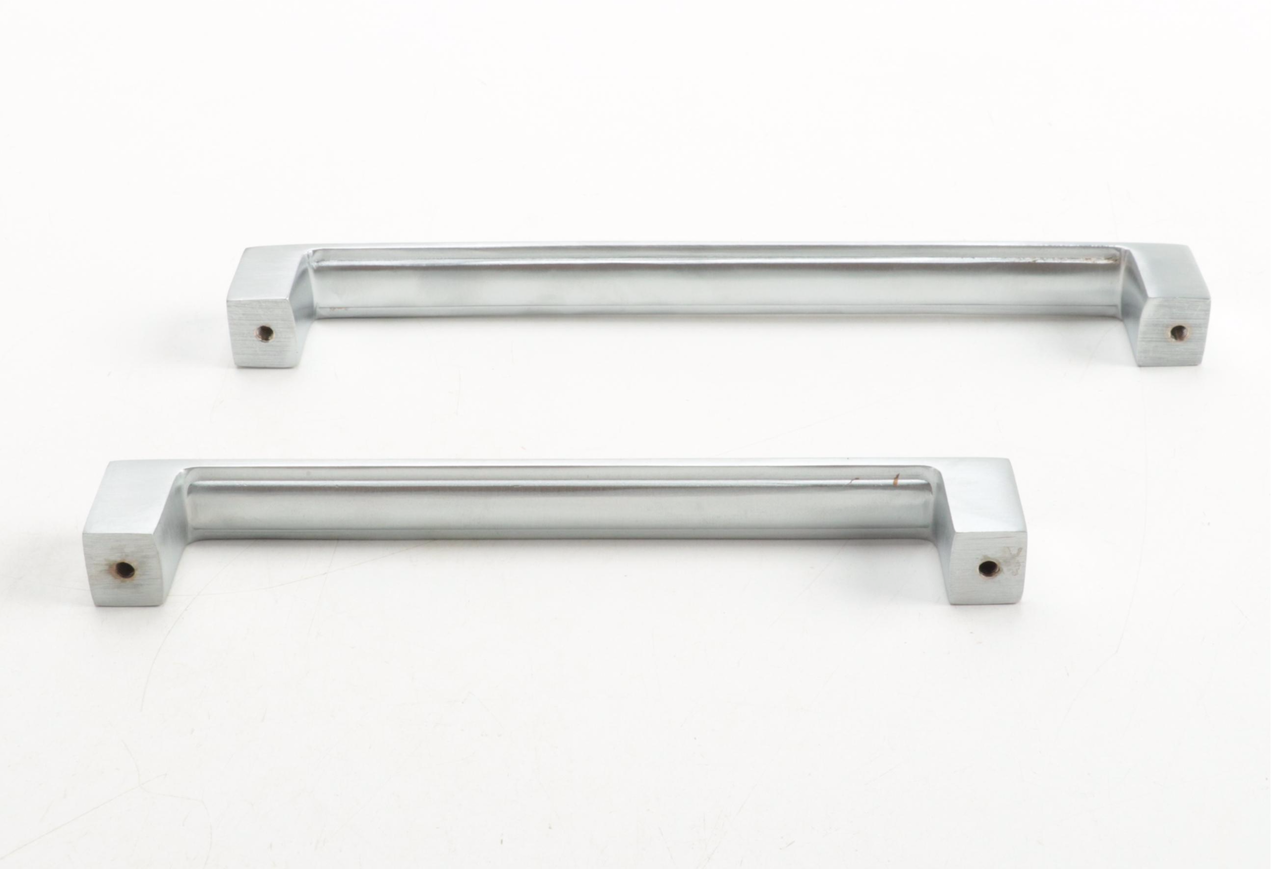 Satin Chrome Finish Brass Cabinet Pulls