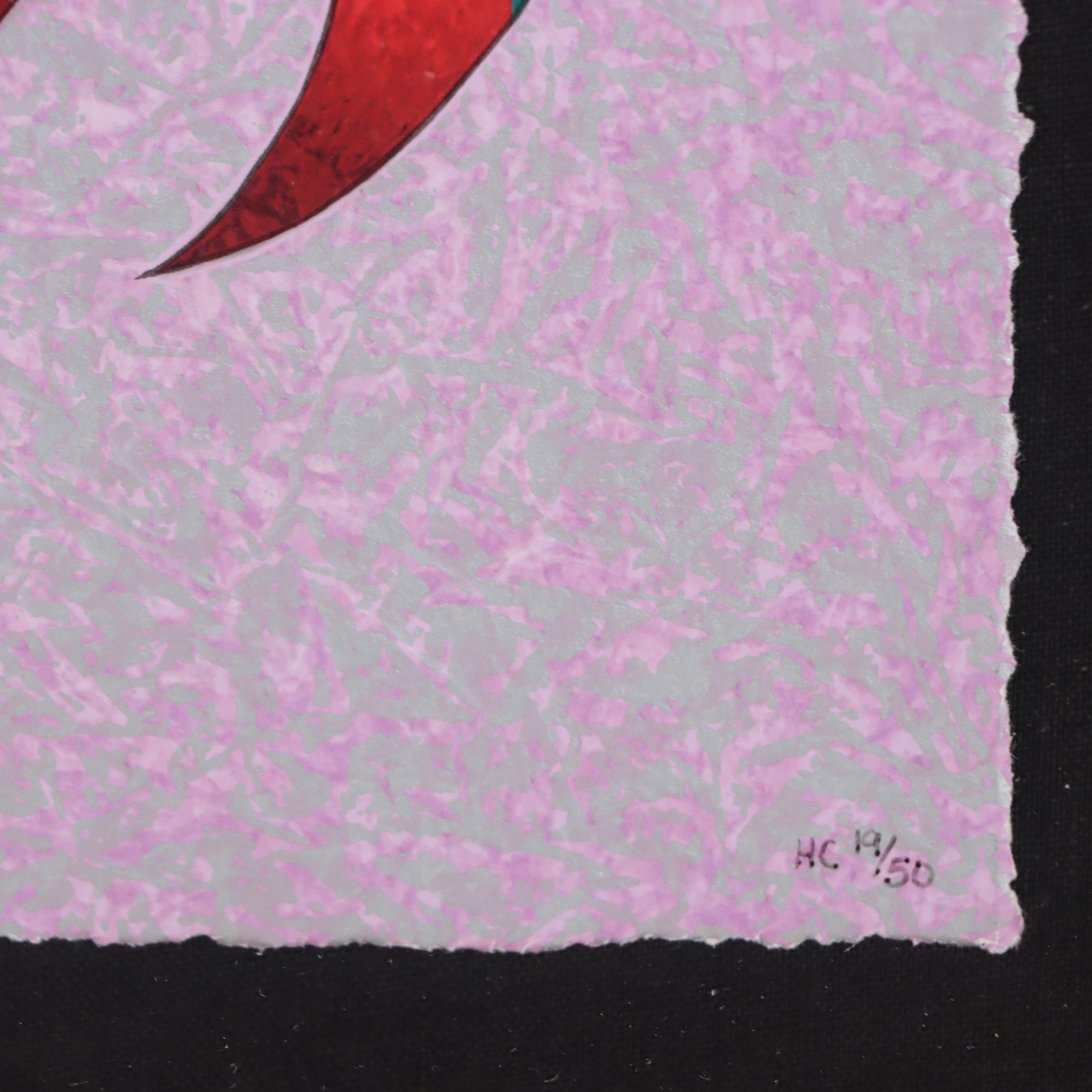 Anatole Krasnyansky Serigraph "Running Jester II," 2003