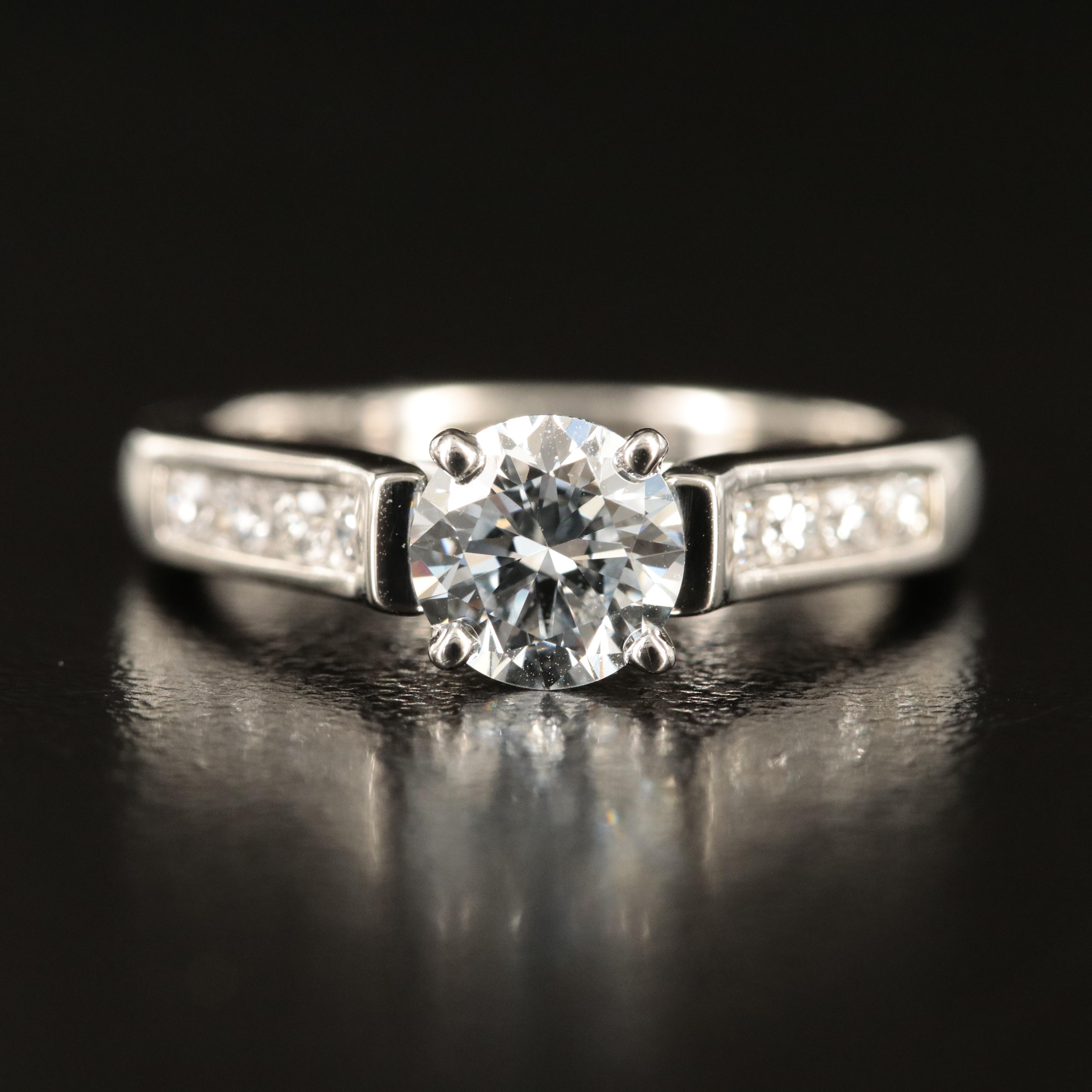 Platinum 1.25 CTW Lab Grown Diamond Ring