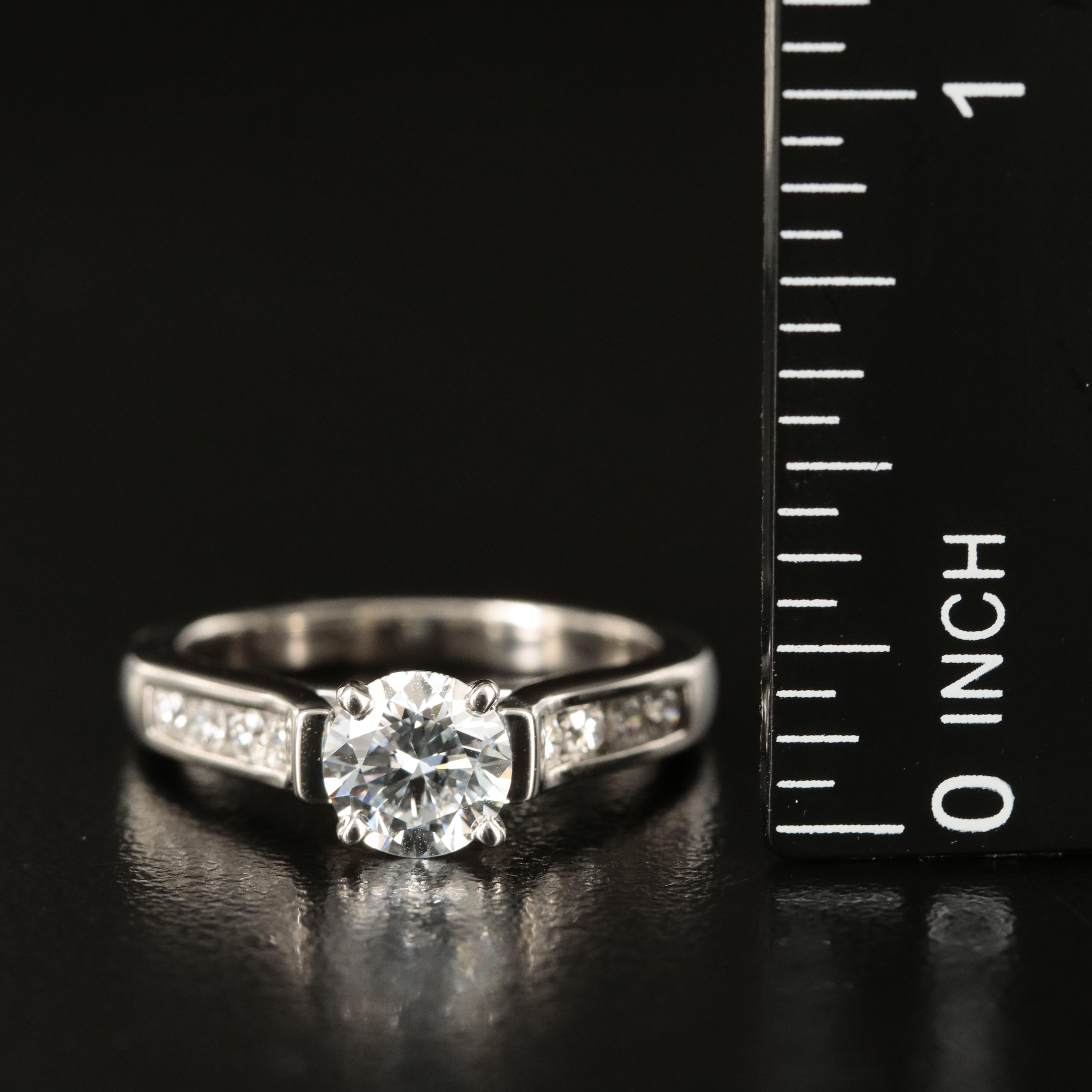 Platinum 1.25 CTW Lab Grown Diamond Ring