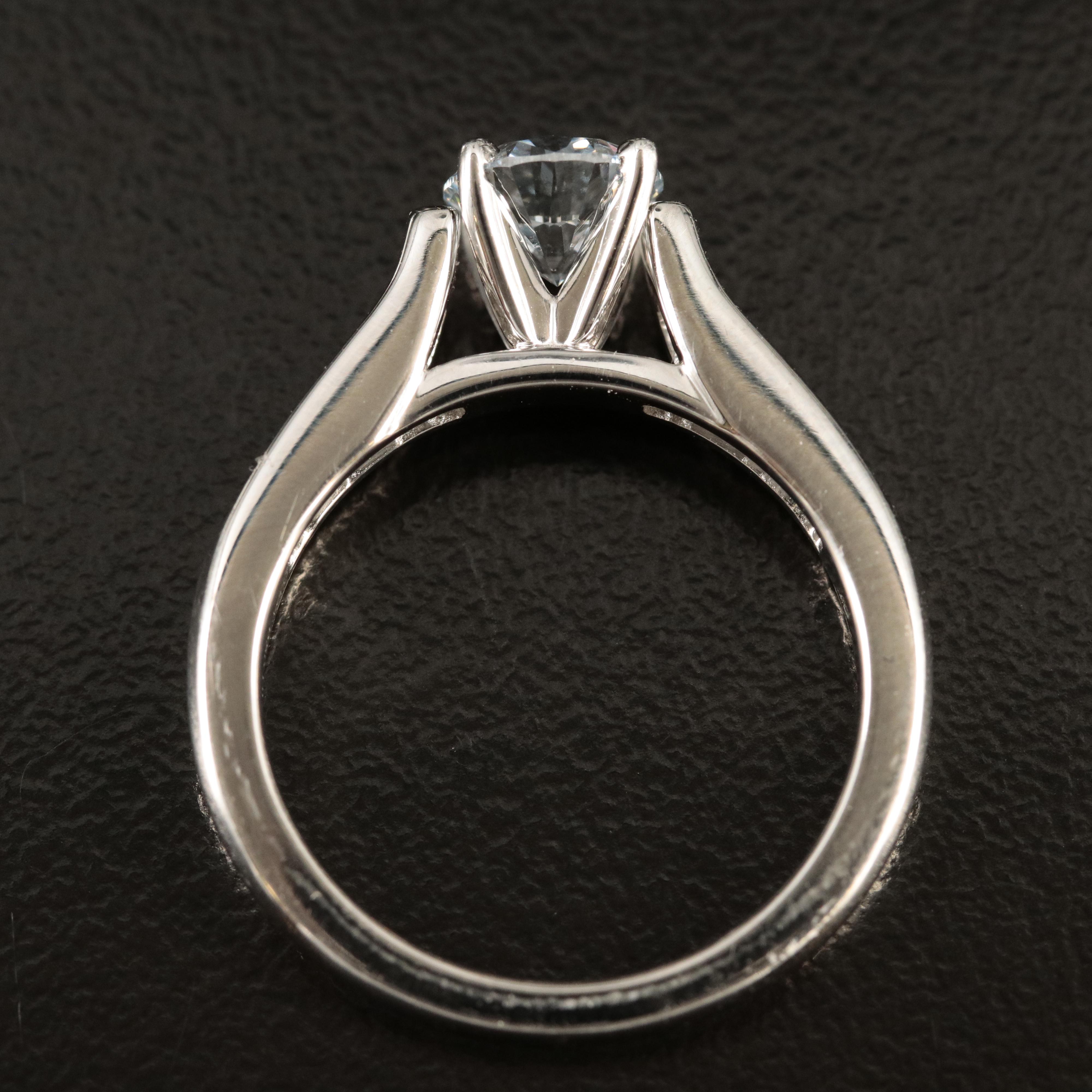 Platinum 1.25 CTW Lab Grown Diamond Ring