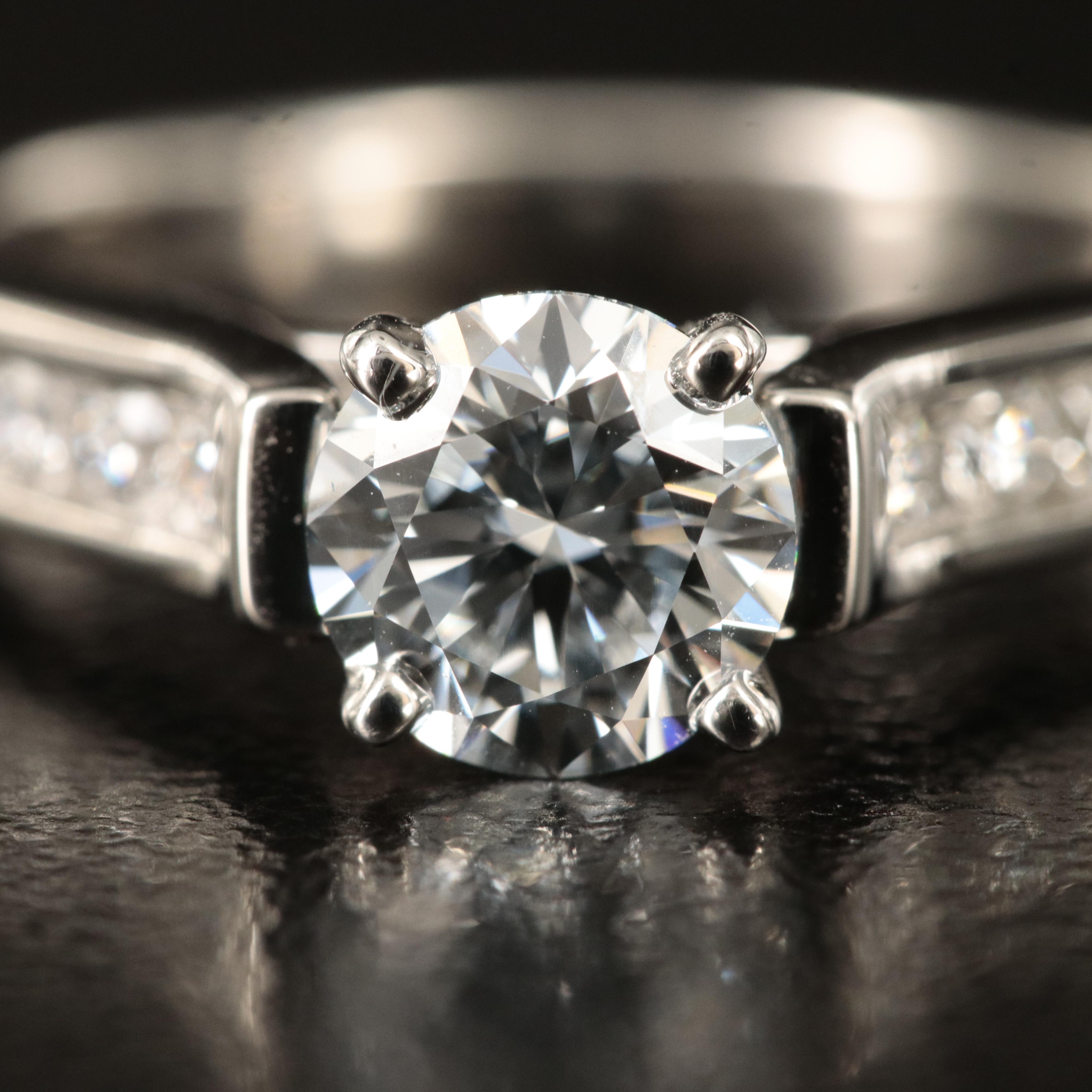 Platinum 1.25 CTW Lab Grown Diamond Ring