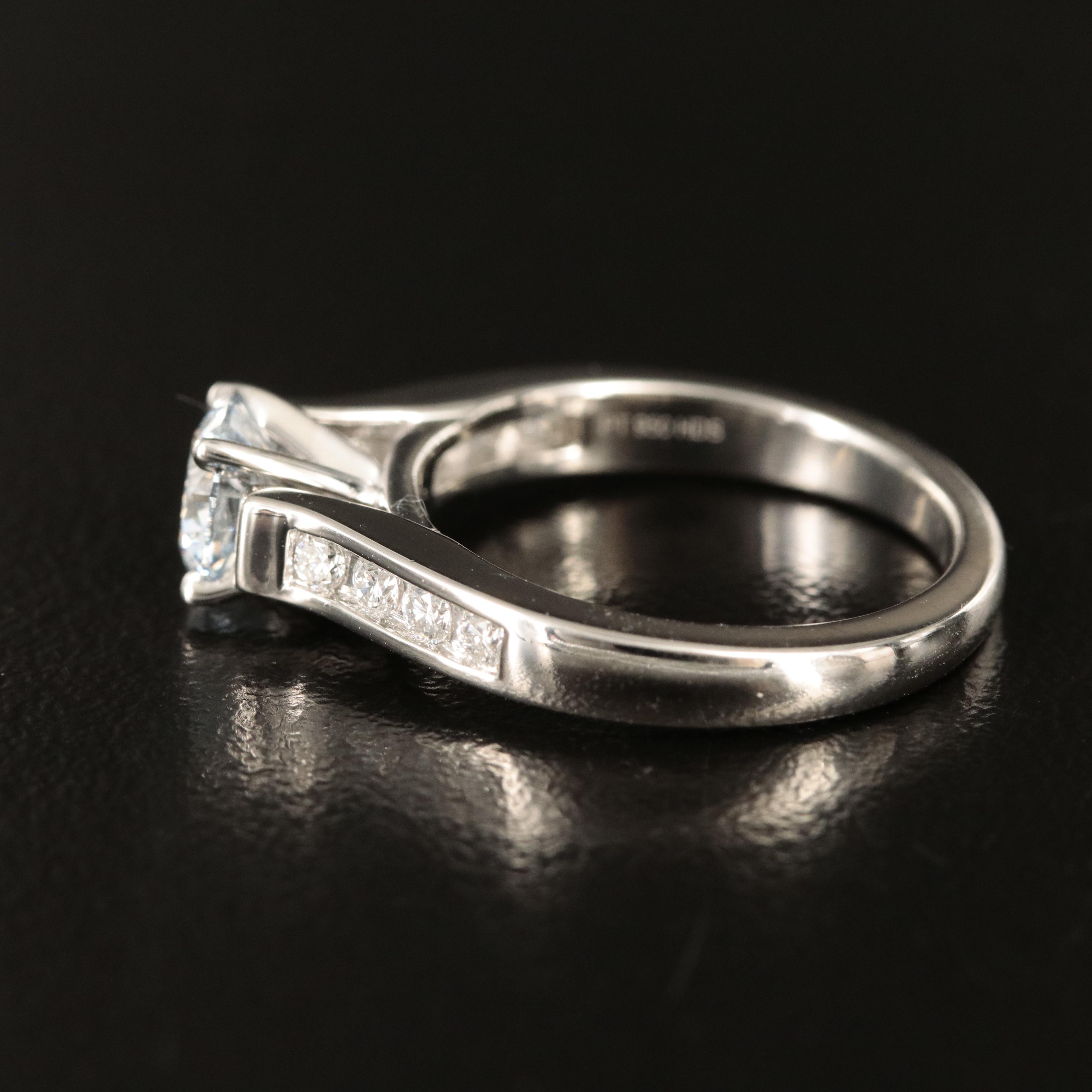 Platinum 1.25 CTW Lab Grown Diamond Ring