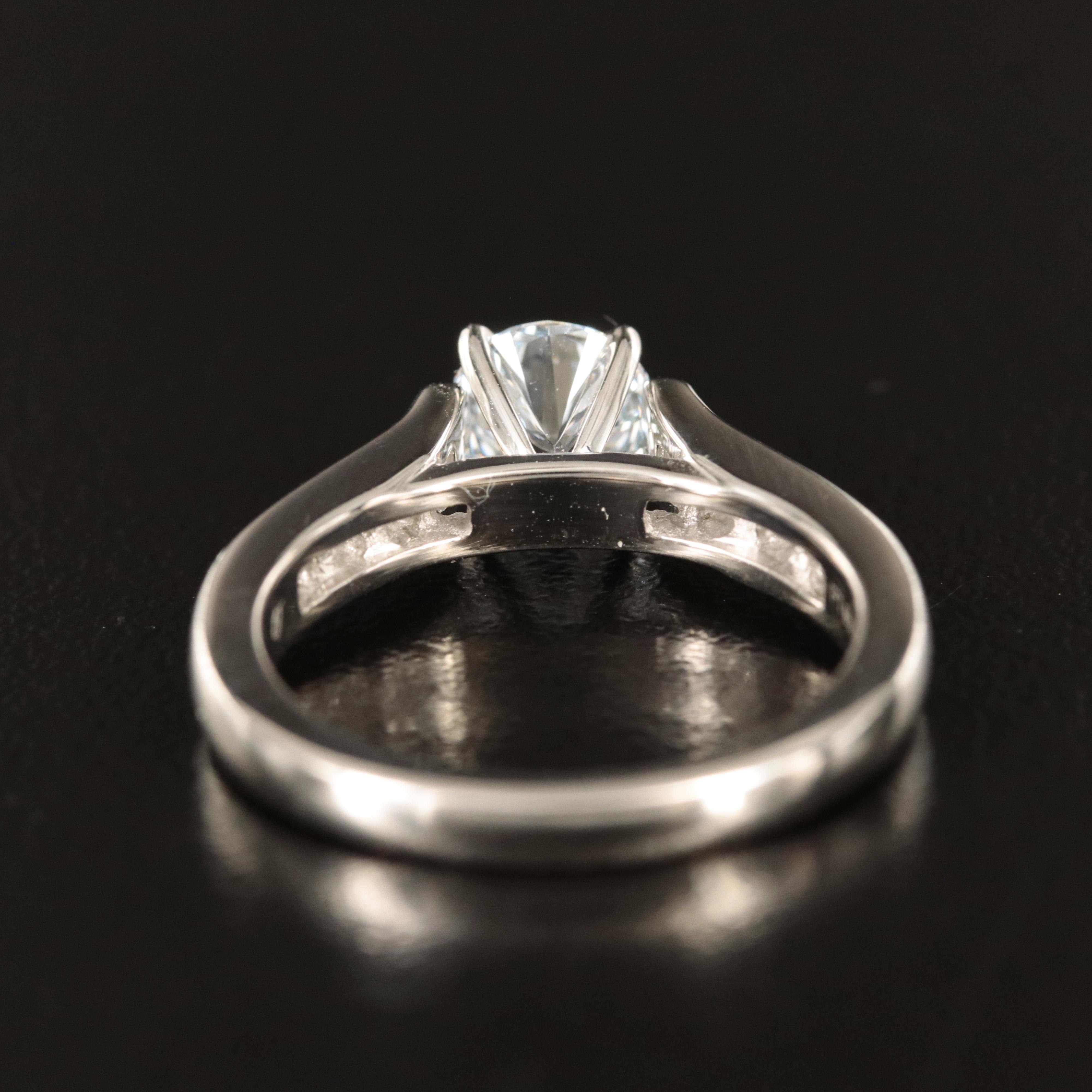 Platinum 1.25 CTW Lab Grown Diamond Ring