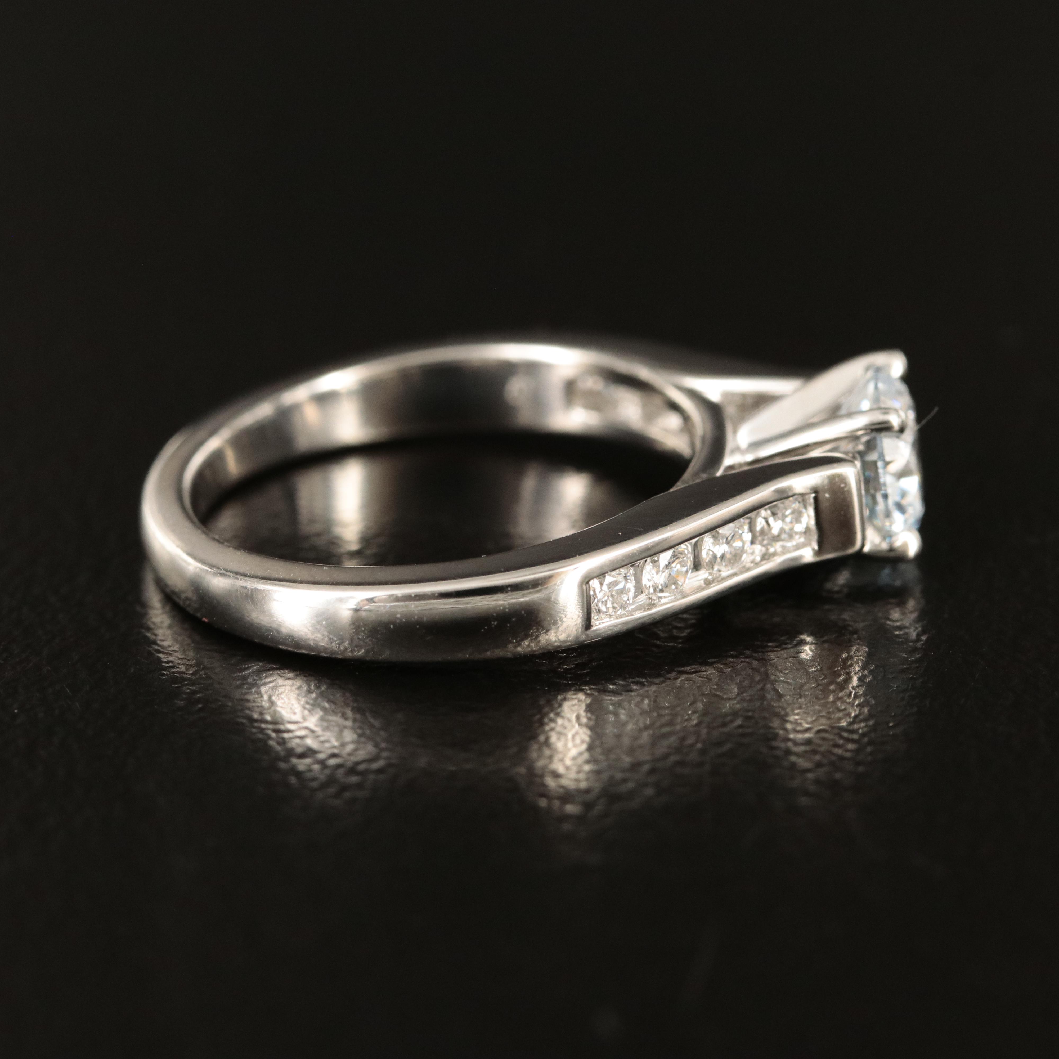 Platinum 1.25 CTW Lab Grown Diamond Ring