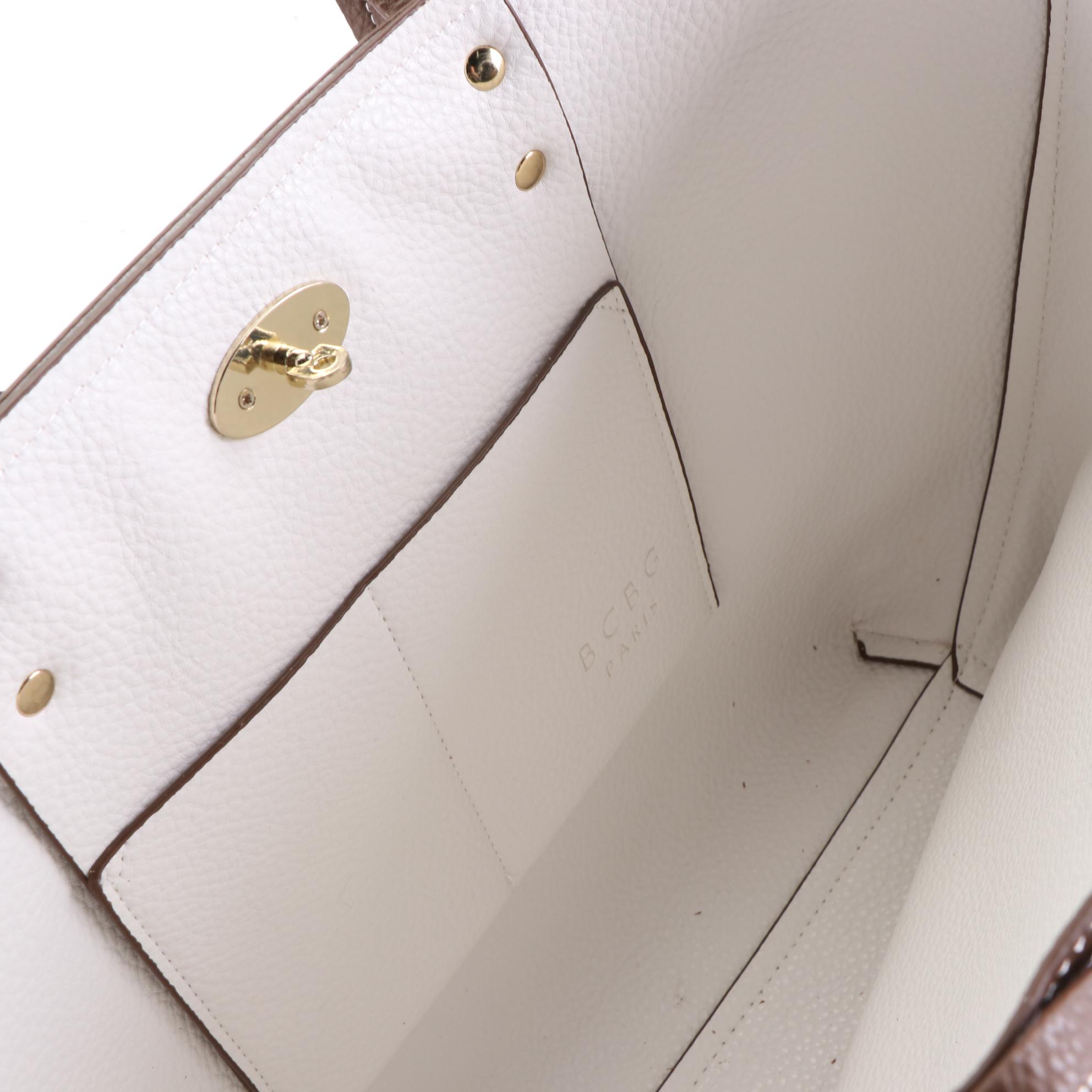 Guess Kangaroo Pocket Shoulder Bag with BCBG Reversible Tote and Bag