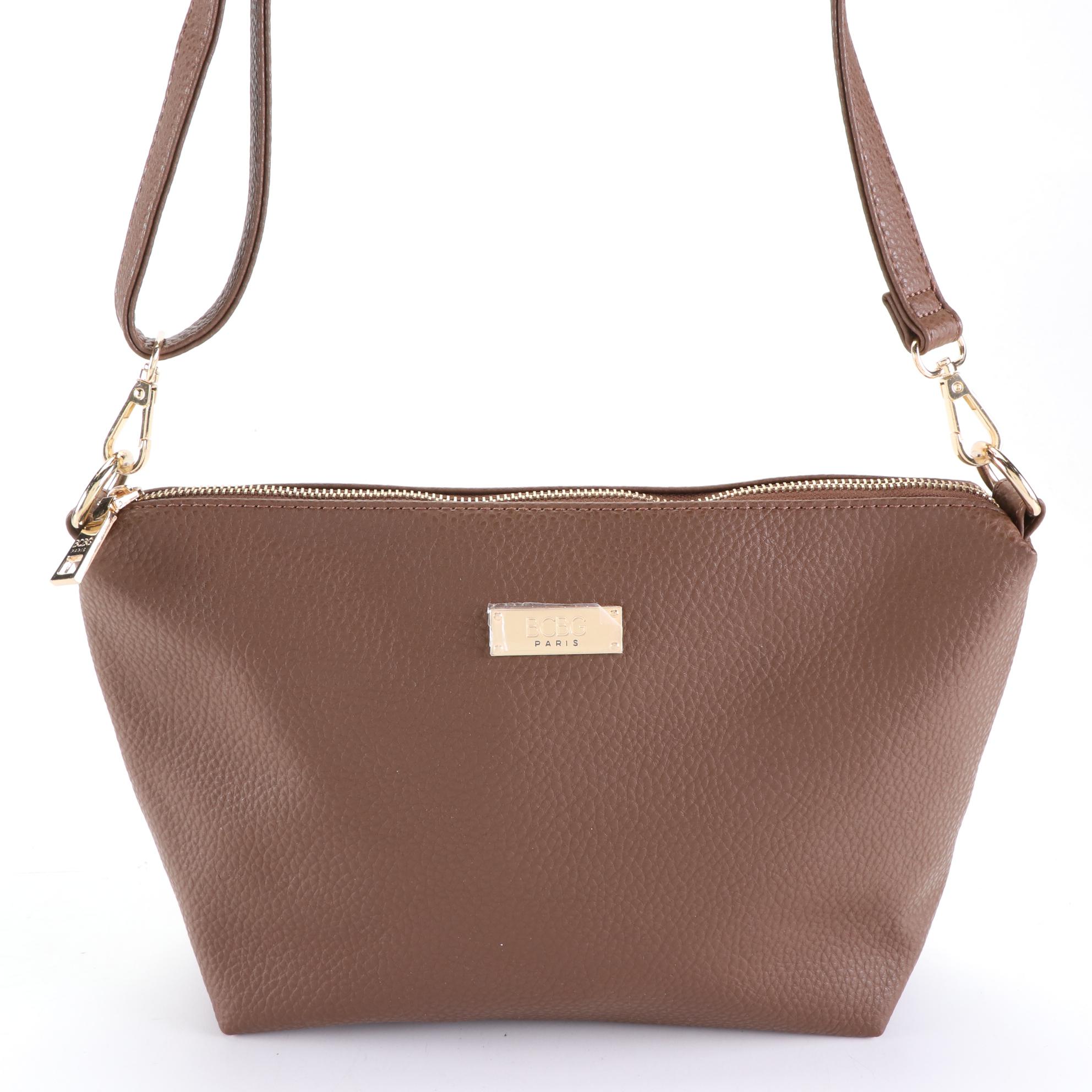 Guess Kangaroo Pocket Shoulder Bag with BCBG Reversible Tote and Bag