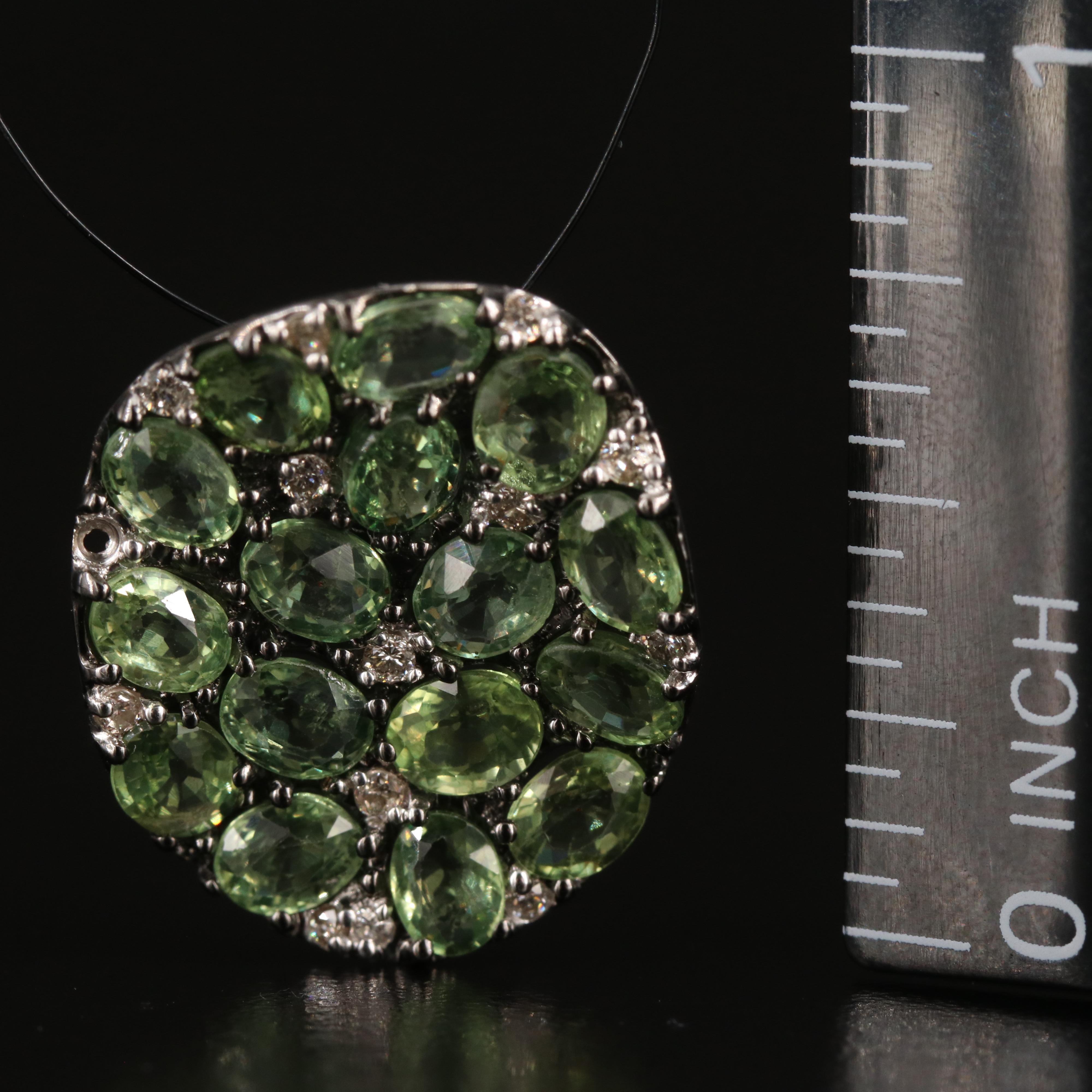 EFFY 14K Sapphire and Diamond Pendant