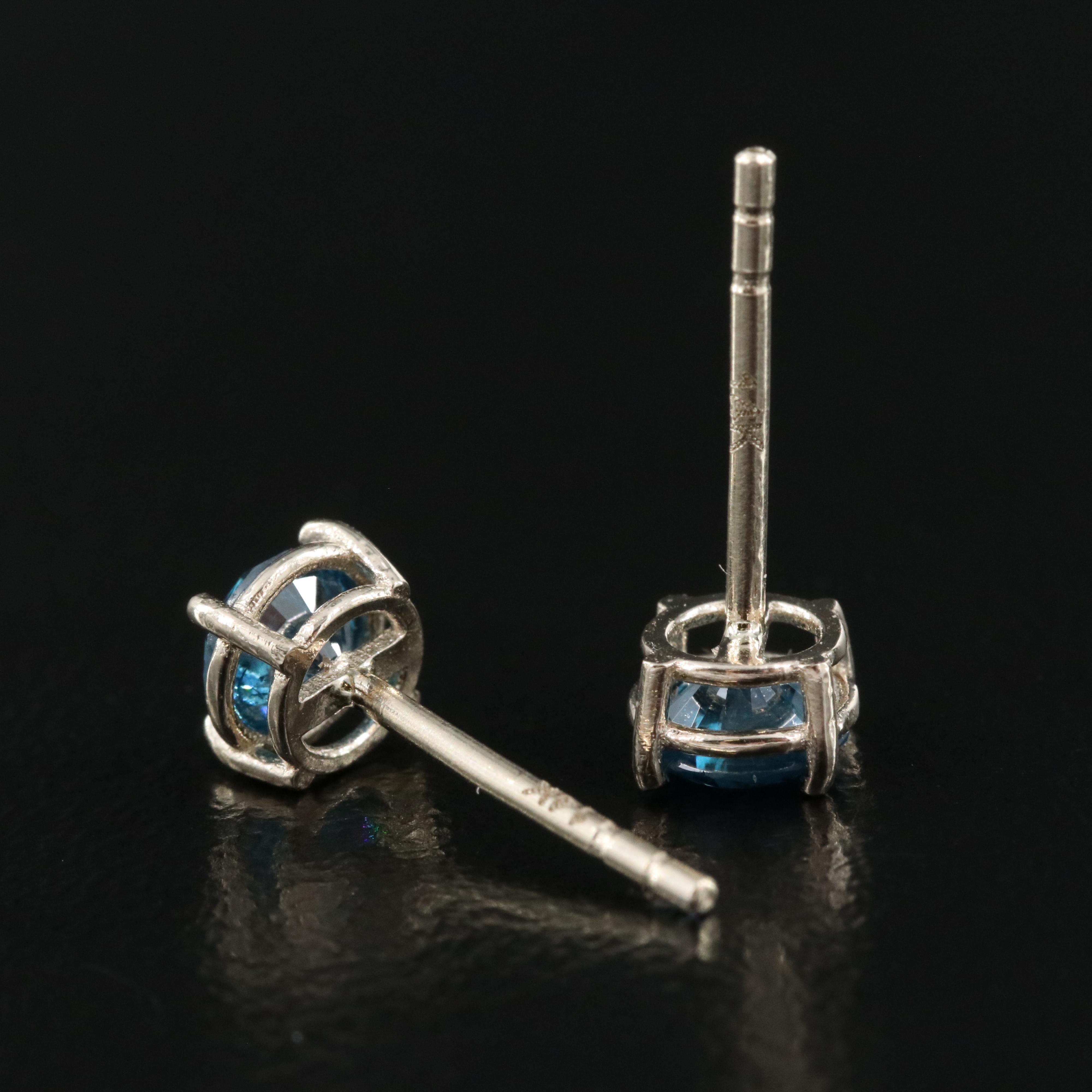 14K 0.75 CTW Diamond Stud Earrings