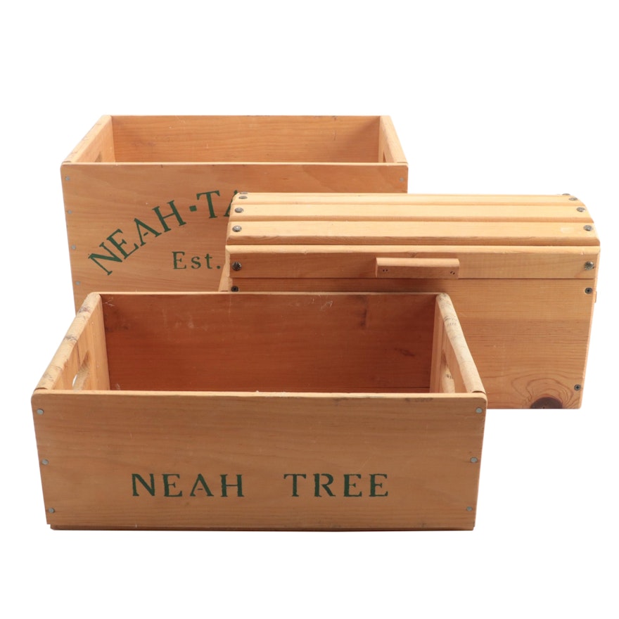 Neah Tree Pine Crates and Other Pine and Cedar Domed Chest