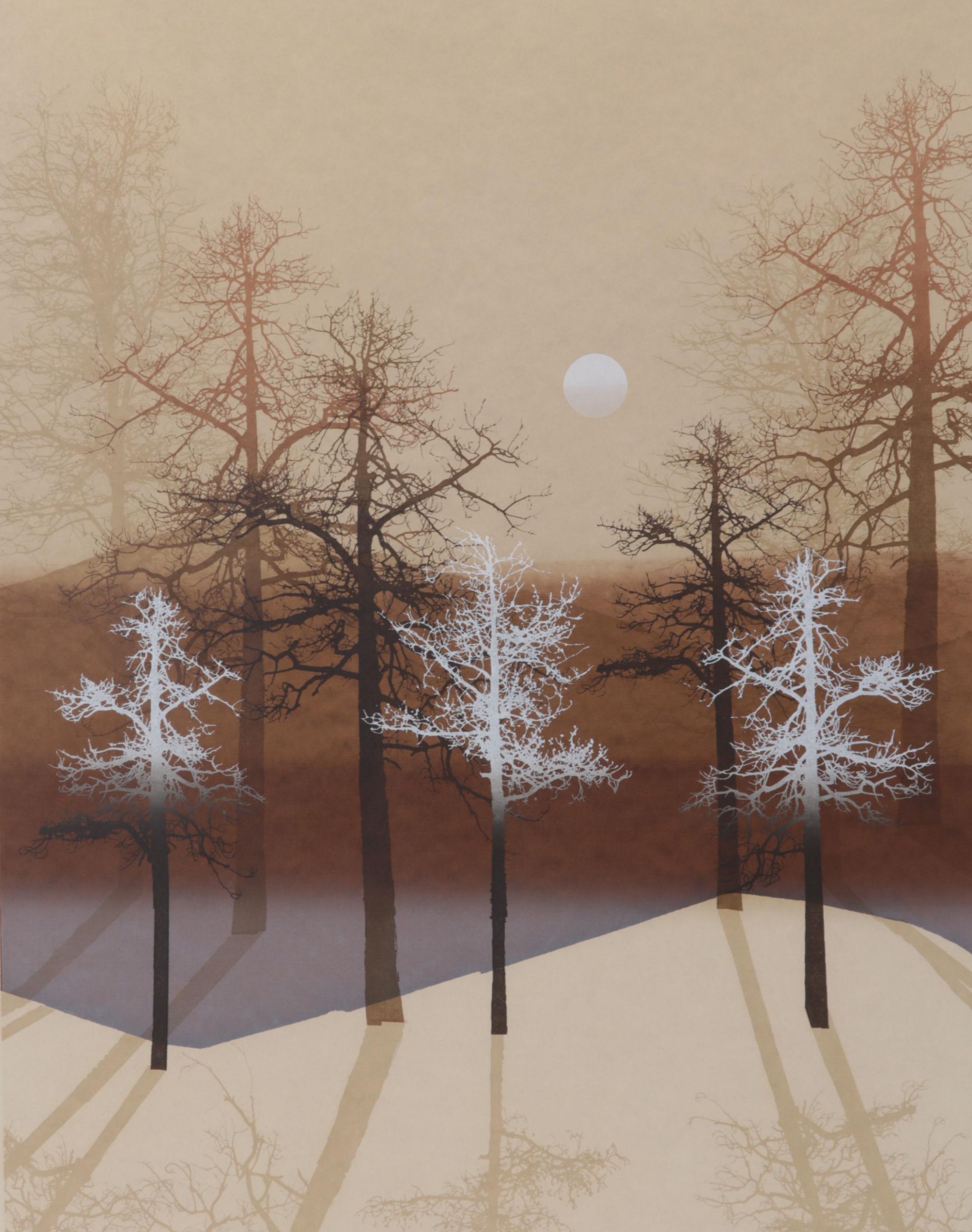 Virgil Thrasher Serigraph "Shadows," 1981