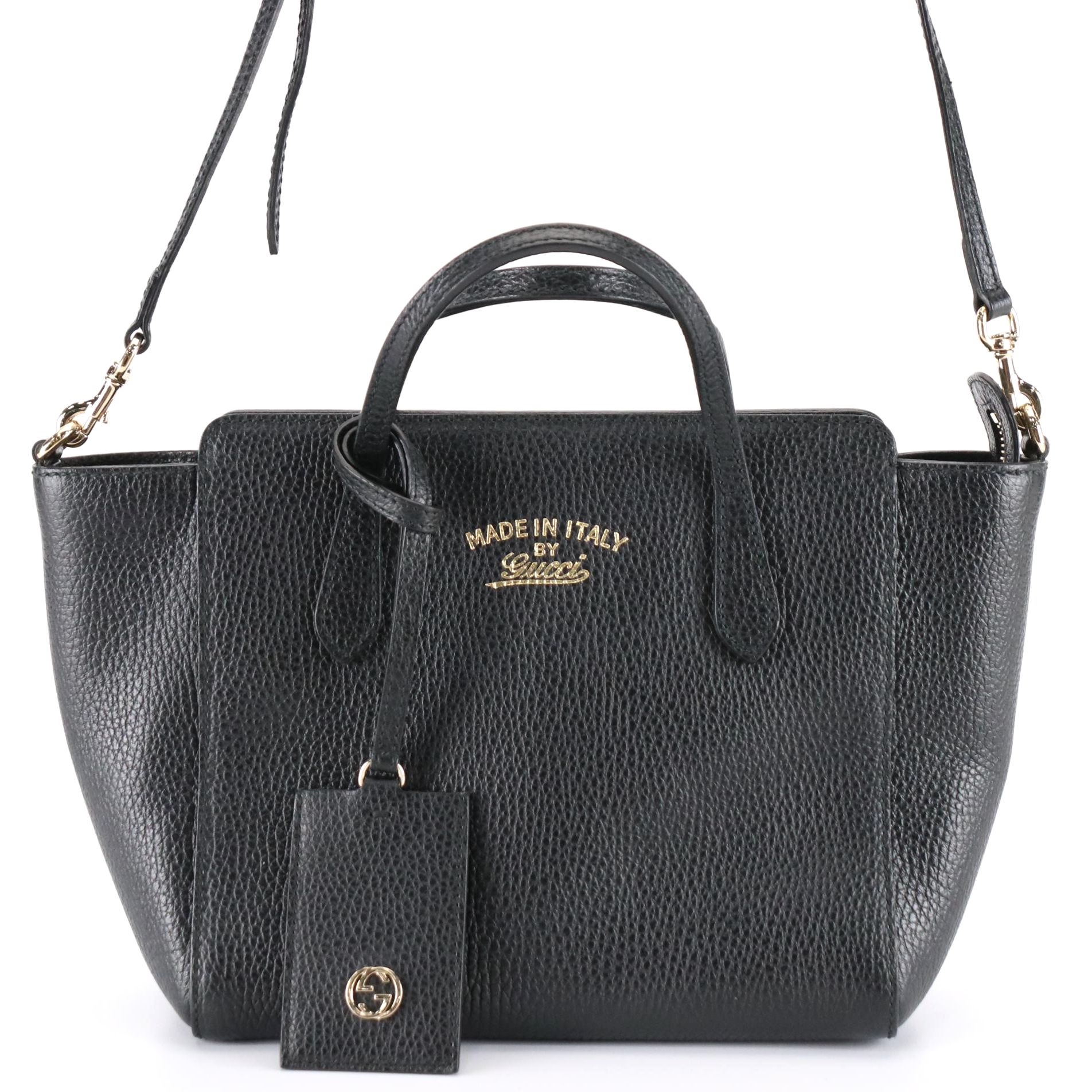 Gucci Grained Leather Two-Way Bag