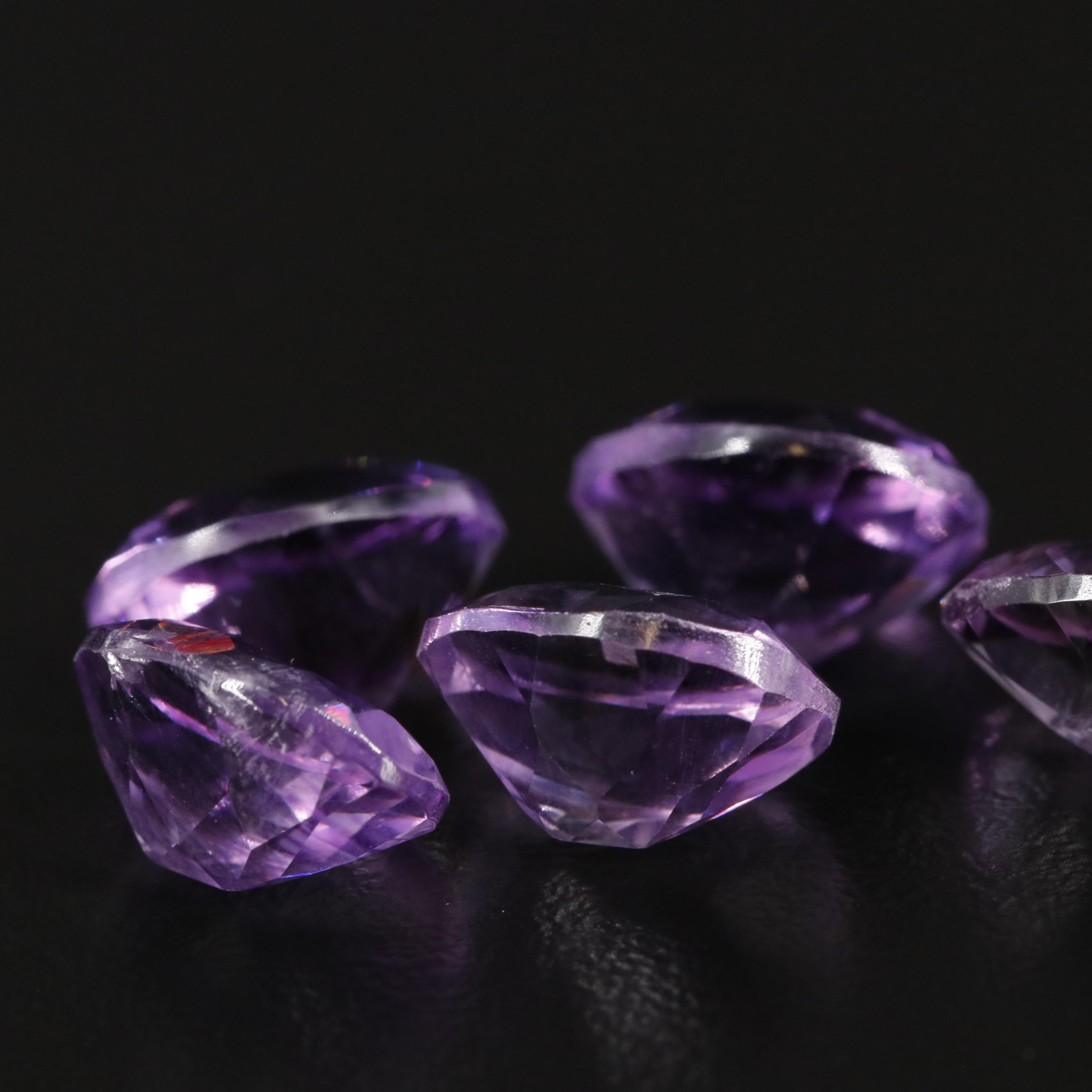 Loose 17.20 CTW Amethyst Lot