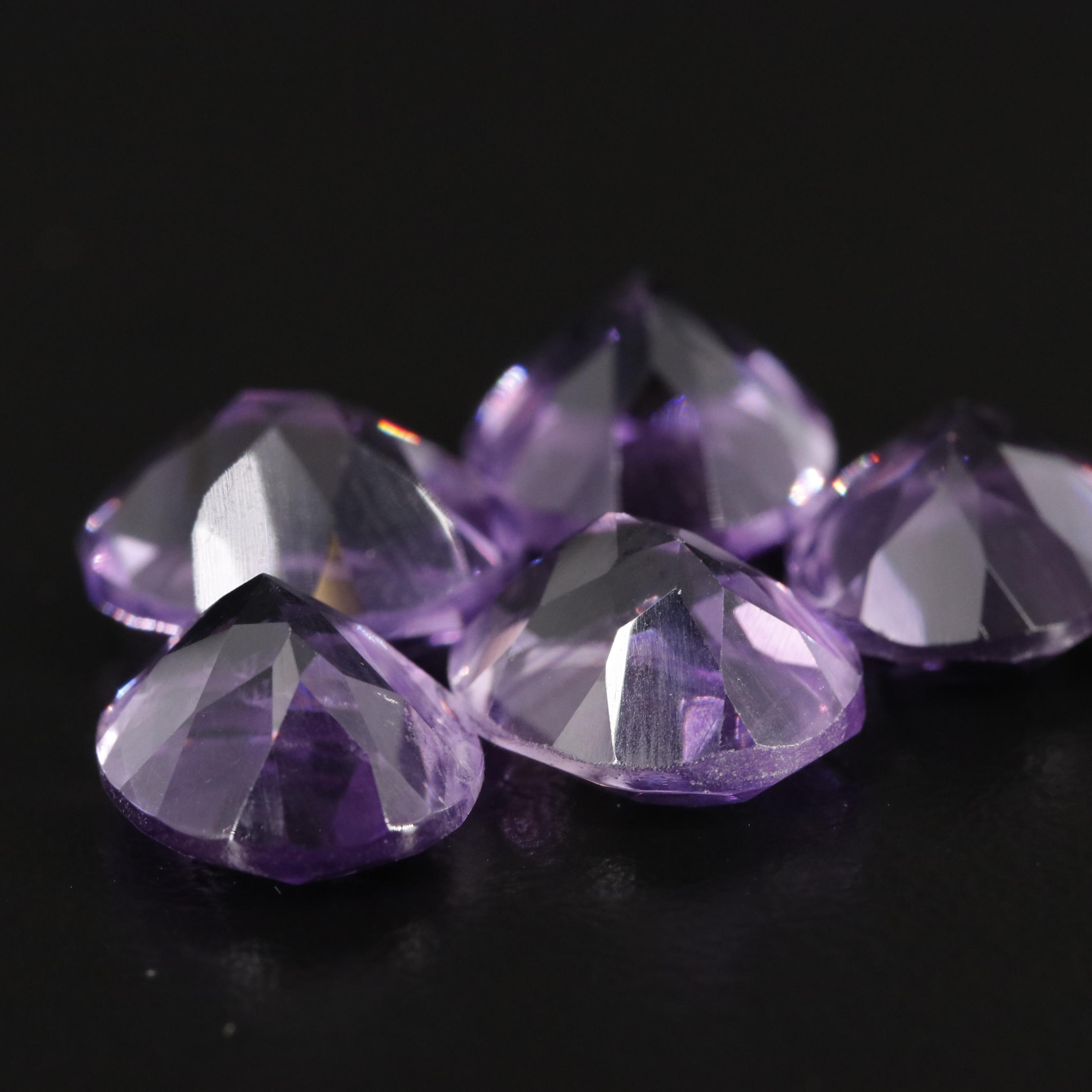 Loose 17.20 CTW Amethyst Lot