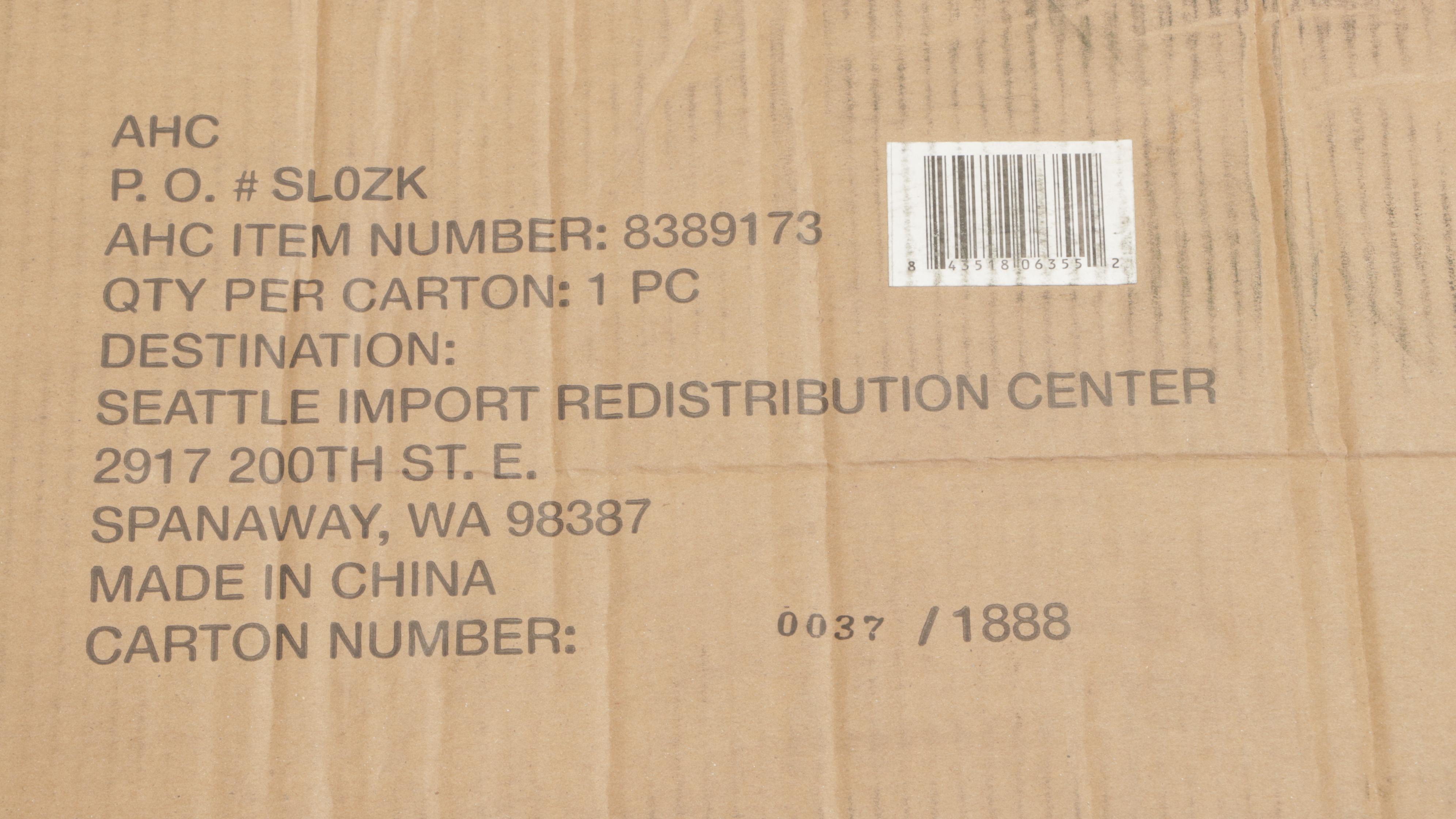 Living Accents 10' Offset Patio Umbrella With LED Lights in Taupe