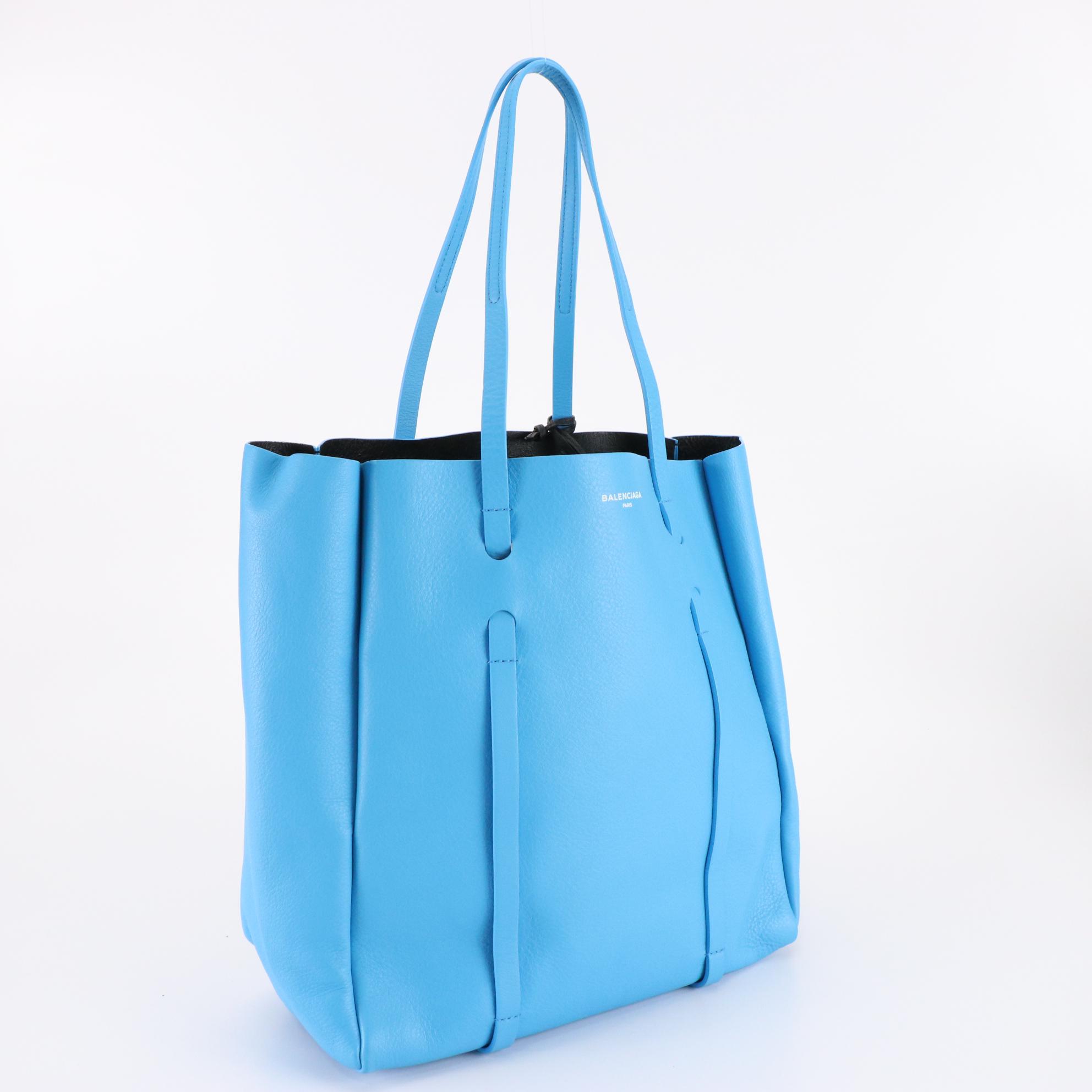 Balenciaga Everyday Tote in Leather with Zip Pouch and Compact Mirror