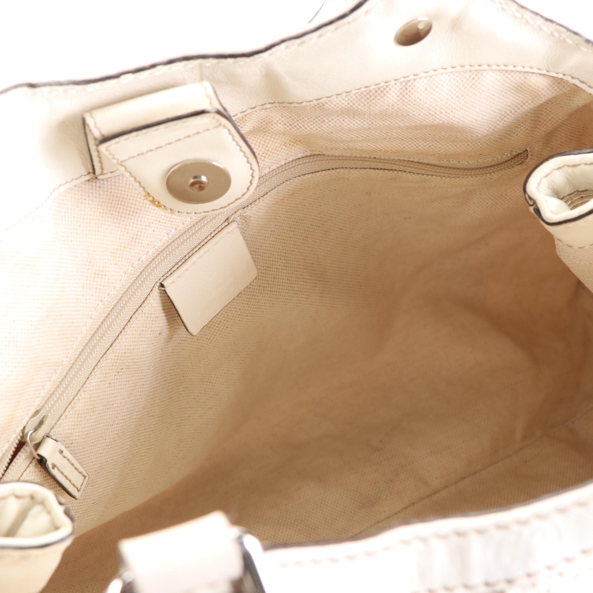 Gucci Sukey Tote in Diamante Woven Raffia with Guccissima Leather Trim