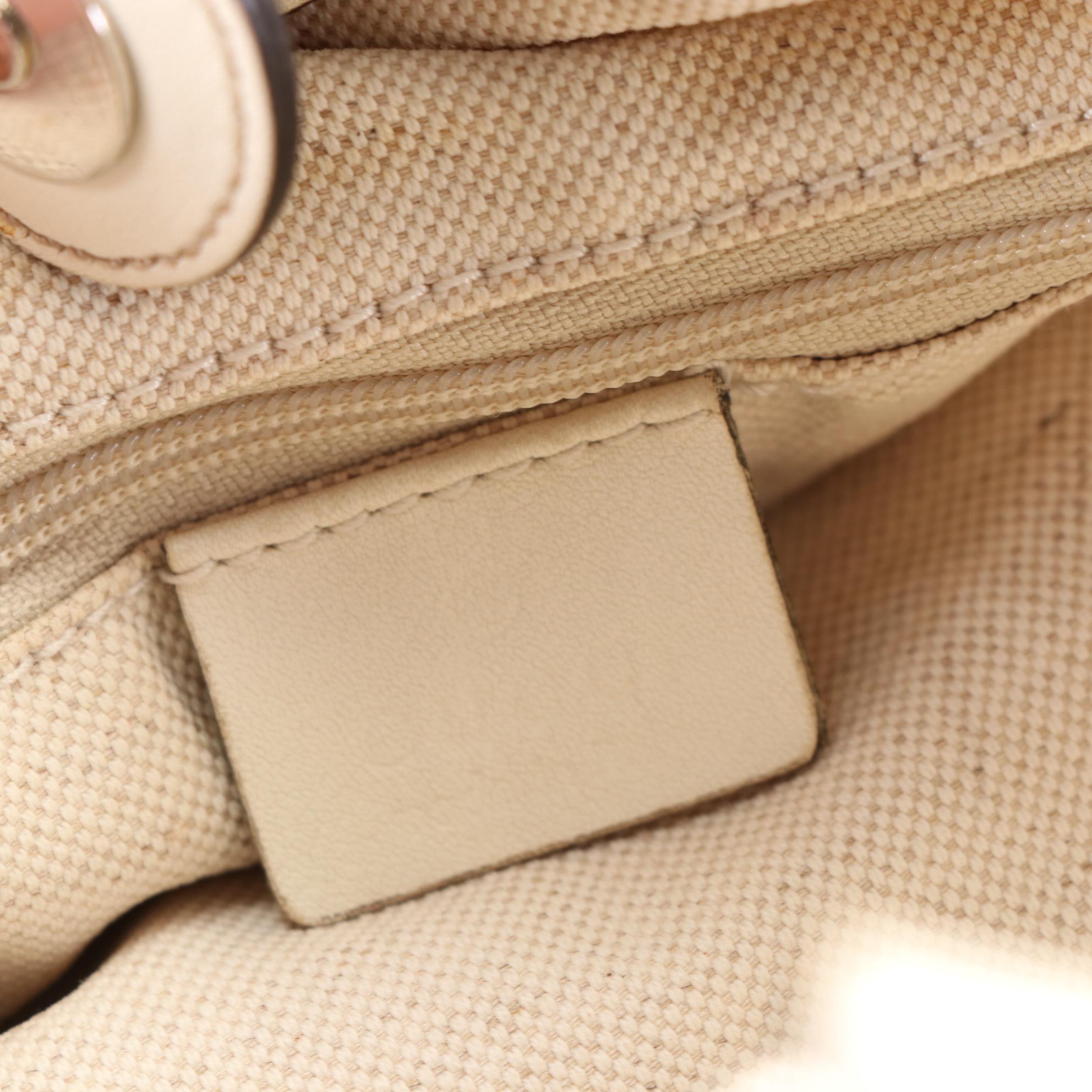 Gucci Sukey Tote in Diamante Woven Raffia with Guccissima Leather Trim