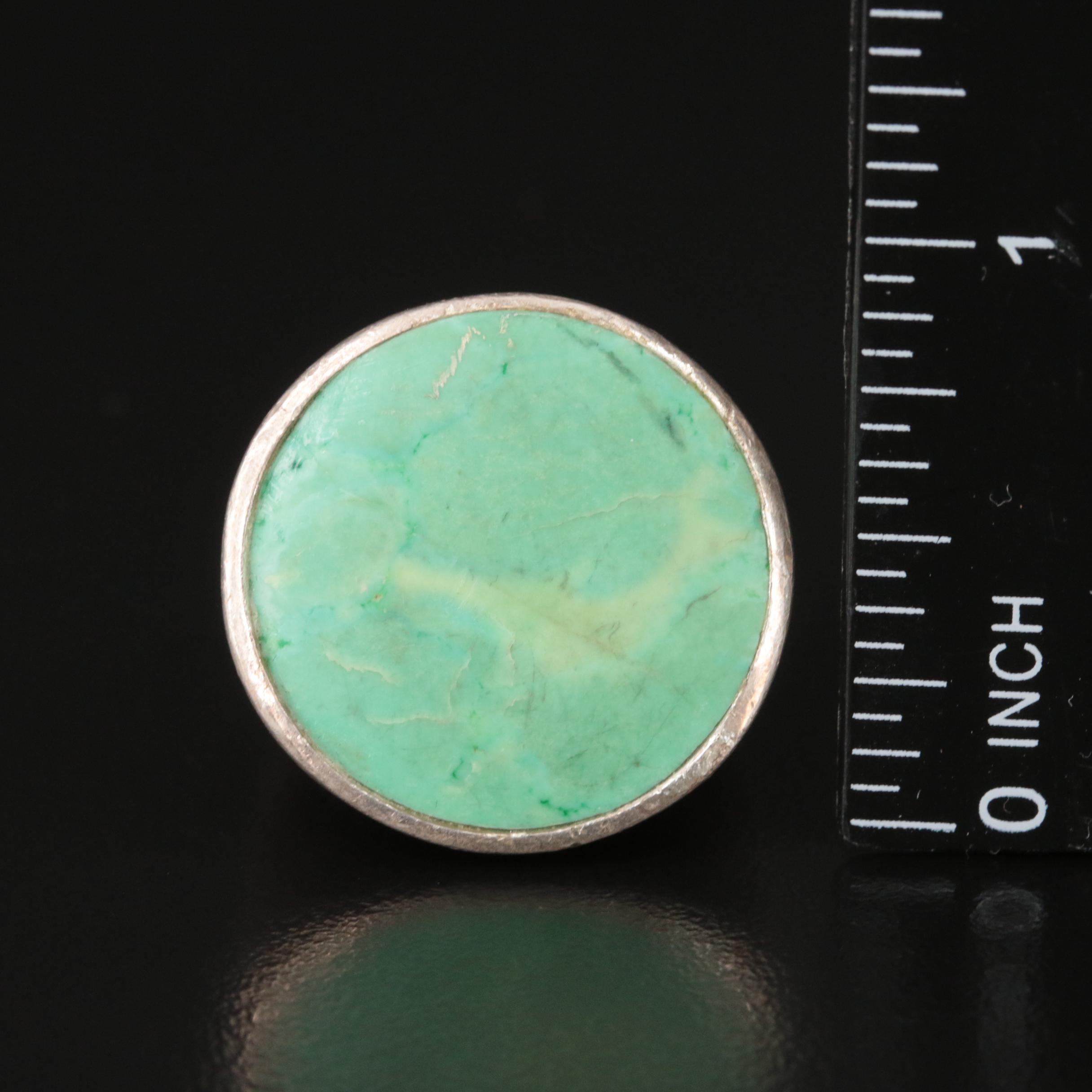 Sterling Ring Selection Including Turquoise, Mother-of-Pearl and Rose Quartz