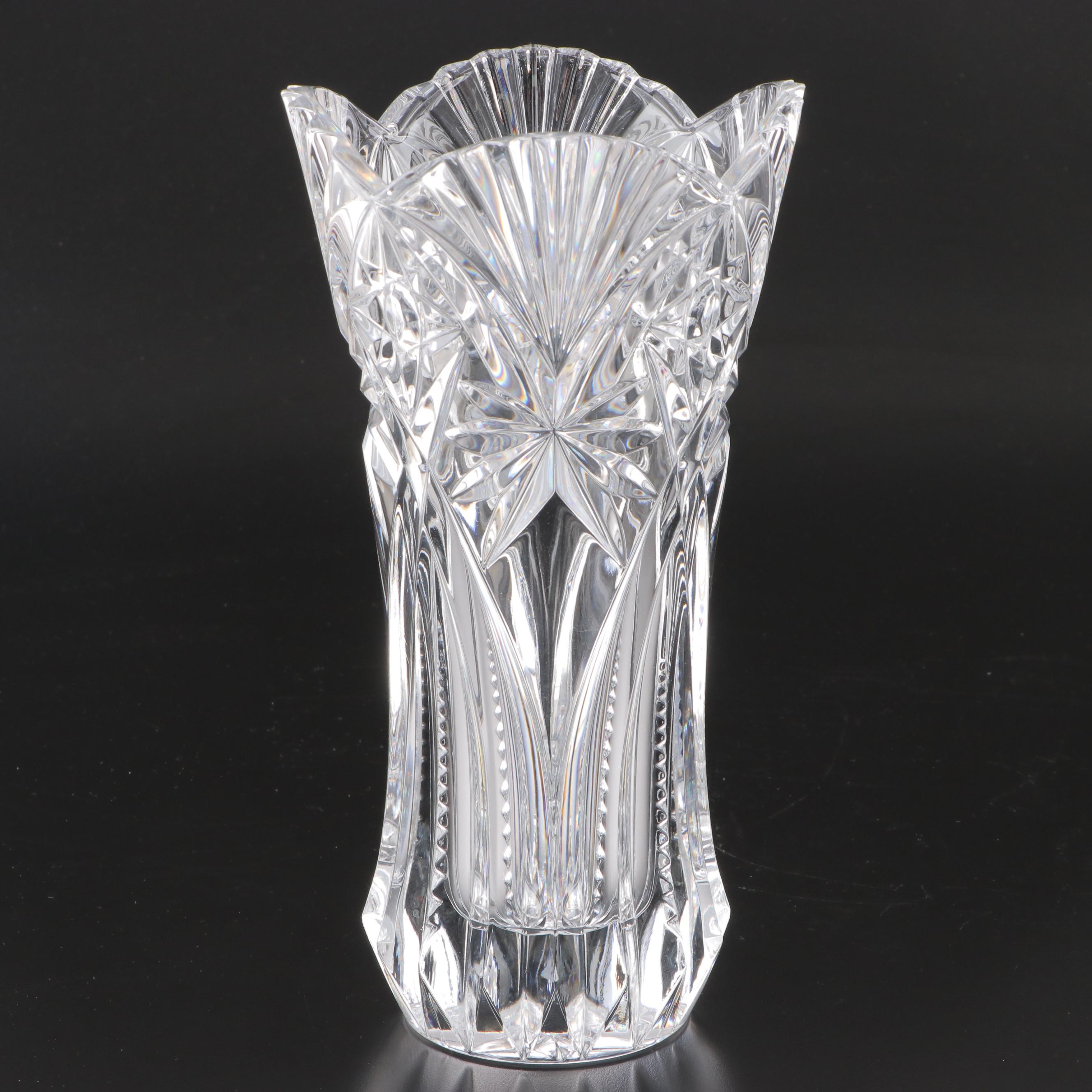Cristal D'Arques "Montparnasse", "Vincennes" Vases, Godinger "Pineapple" Jar