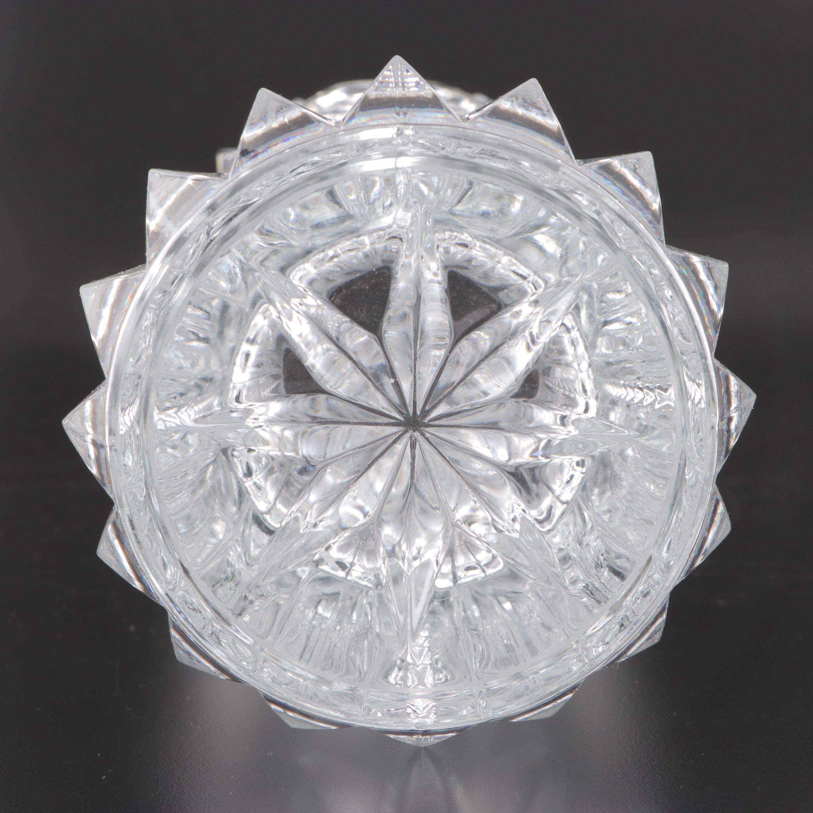 Cristal D'Arques "Montparnasse", "Vincennes" Vases, Godinger "Pineapple" Jar