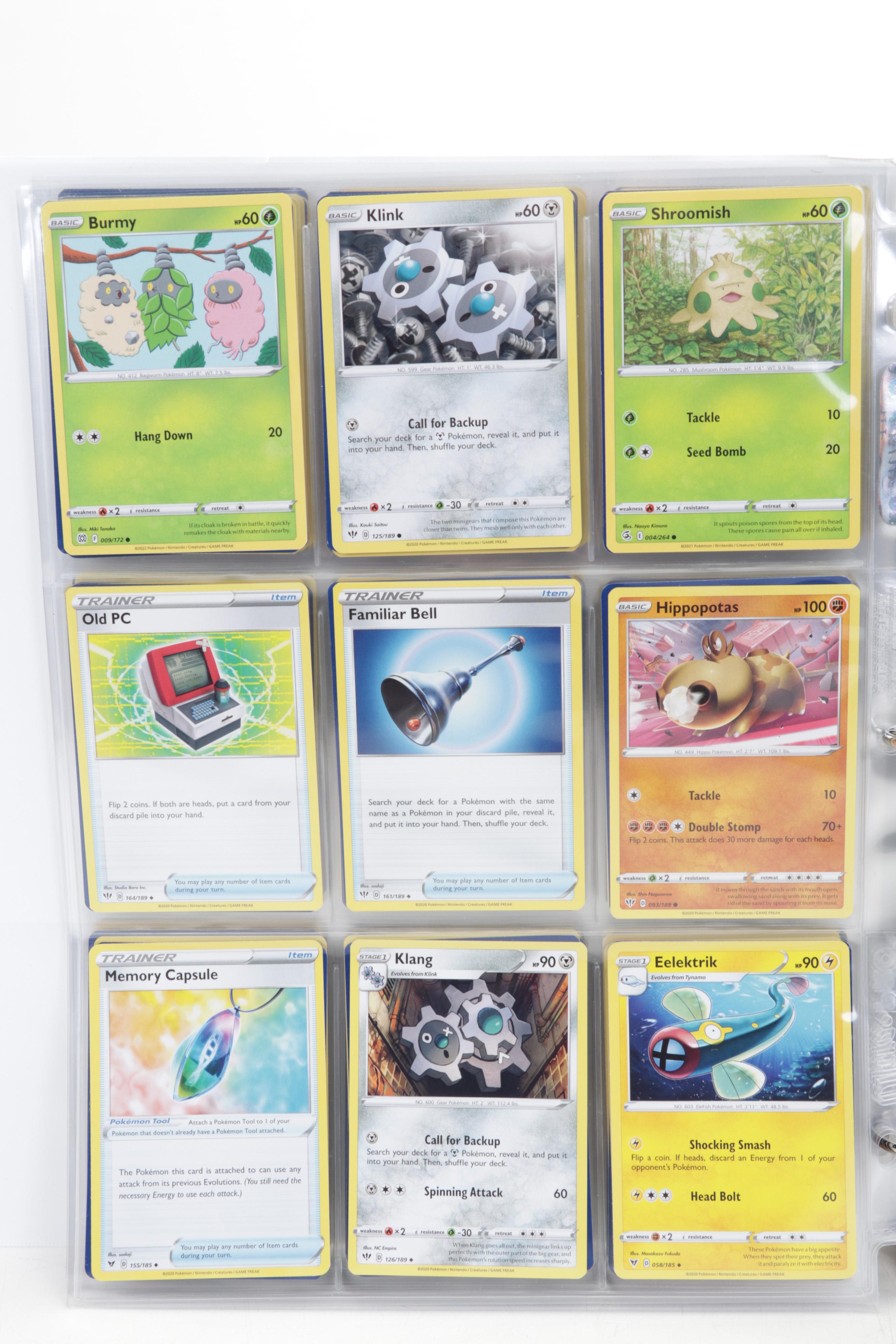 Pokémon Trading Cards Including "Feebas" and First Edition "Brock's Onix"