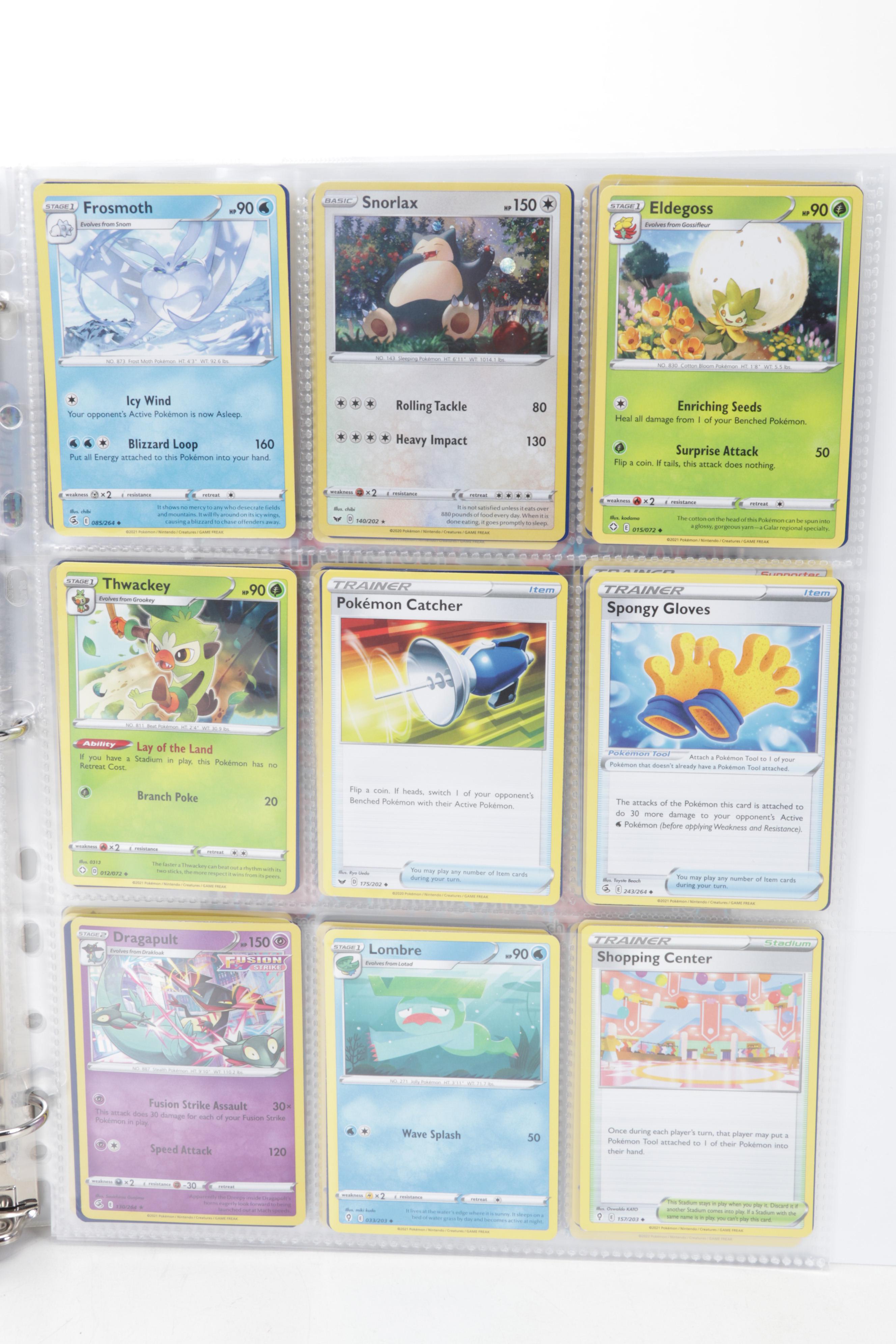 Pokémon Trading Cards Including "Feebas" and First Edition "Brock's Onix"